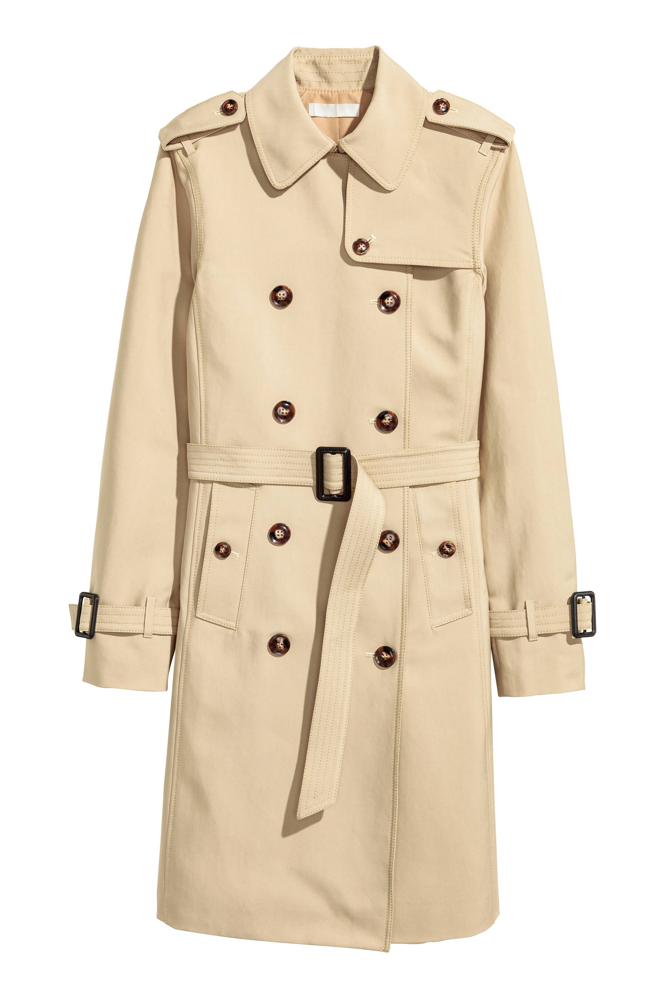 View larger image: Trenchcoat - Light beige - Ladies | H&M GB 1