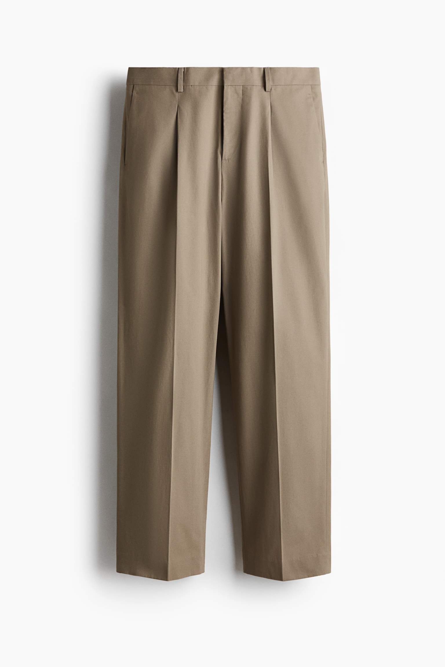 Костюмні штани Regular Fit - Зелений хакі/Чорний - 2