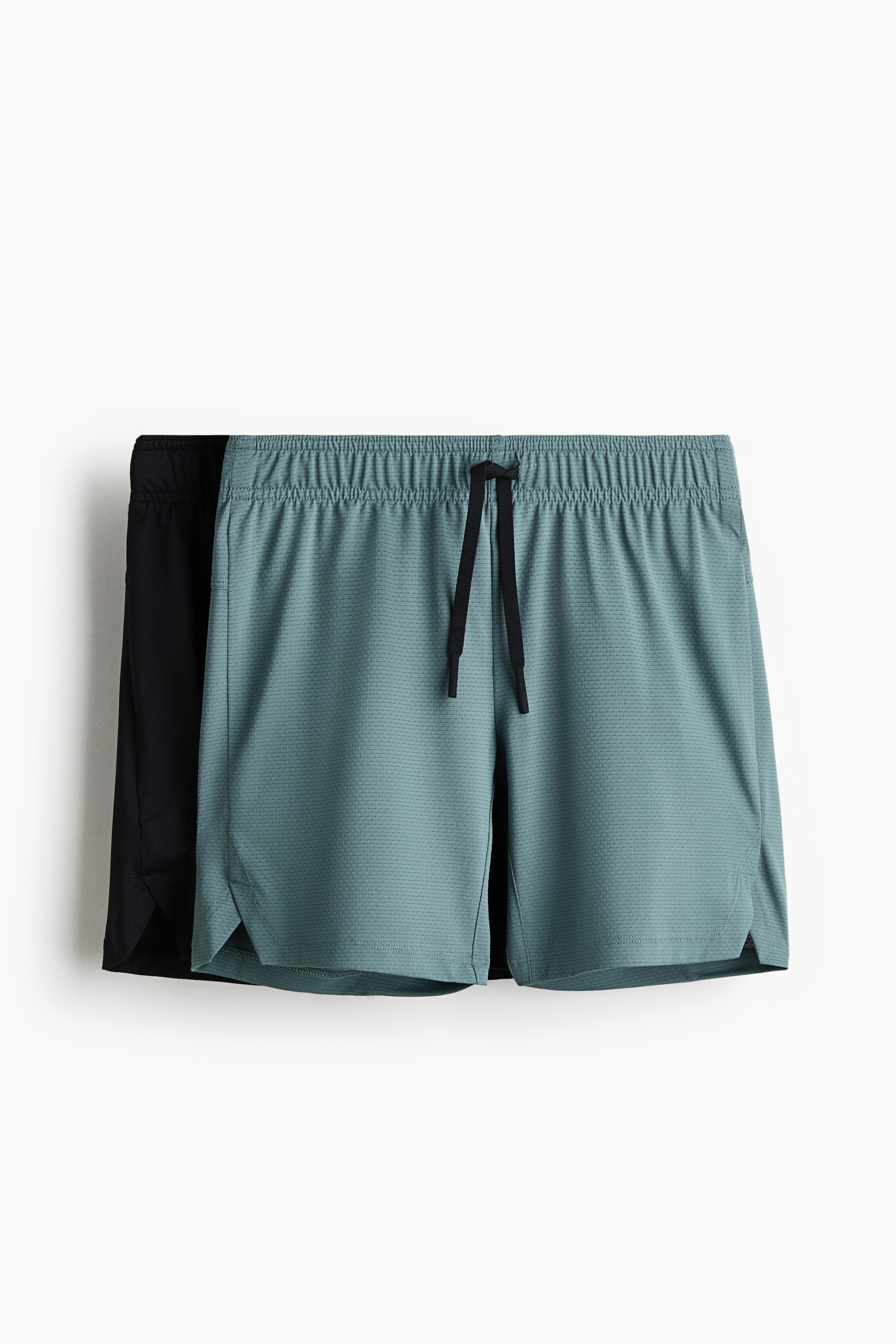 View larger image: 2-pack sports shorts with DryMove™ - Teal/Black - Kids | H&M IN 4