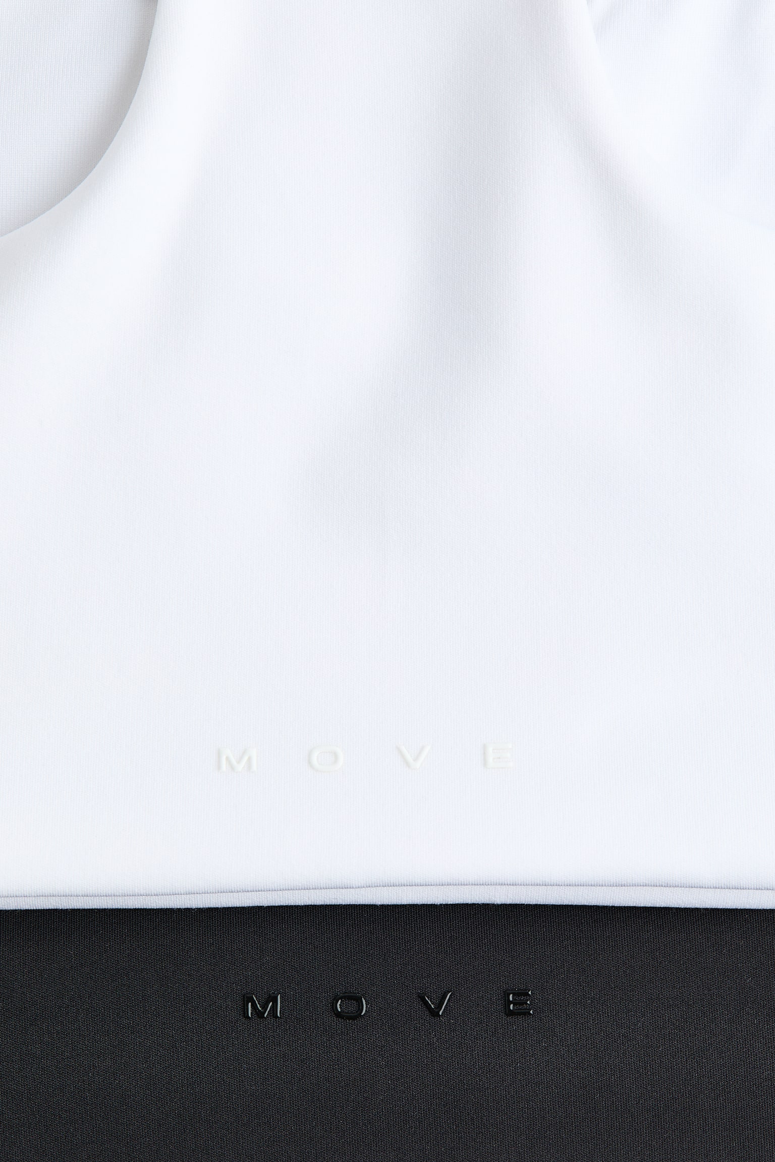 Детские топы H&M Move 2-Pack Sports with DryMove™, цвет: Чёрный / Белый — фото 3