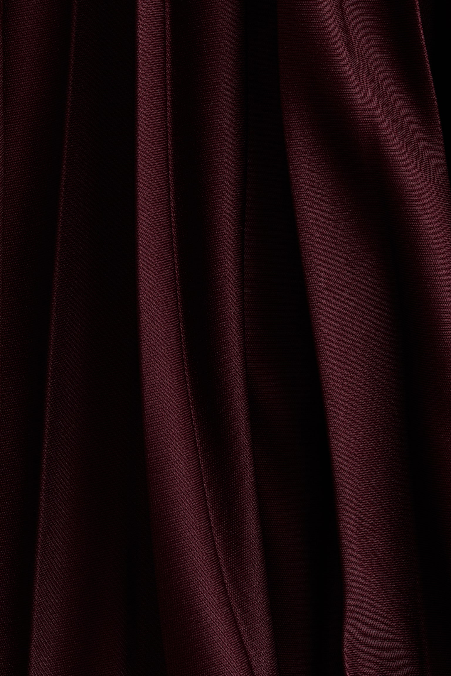 Pleated skirt - Burgundy/Black - 5