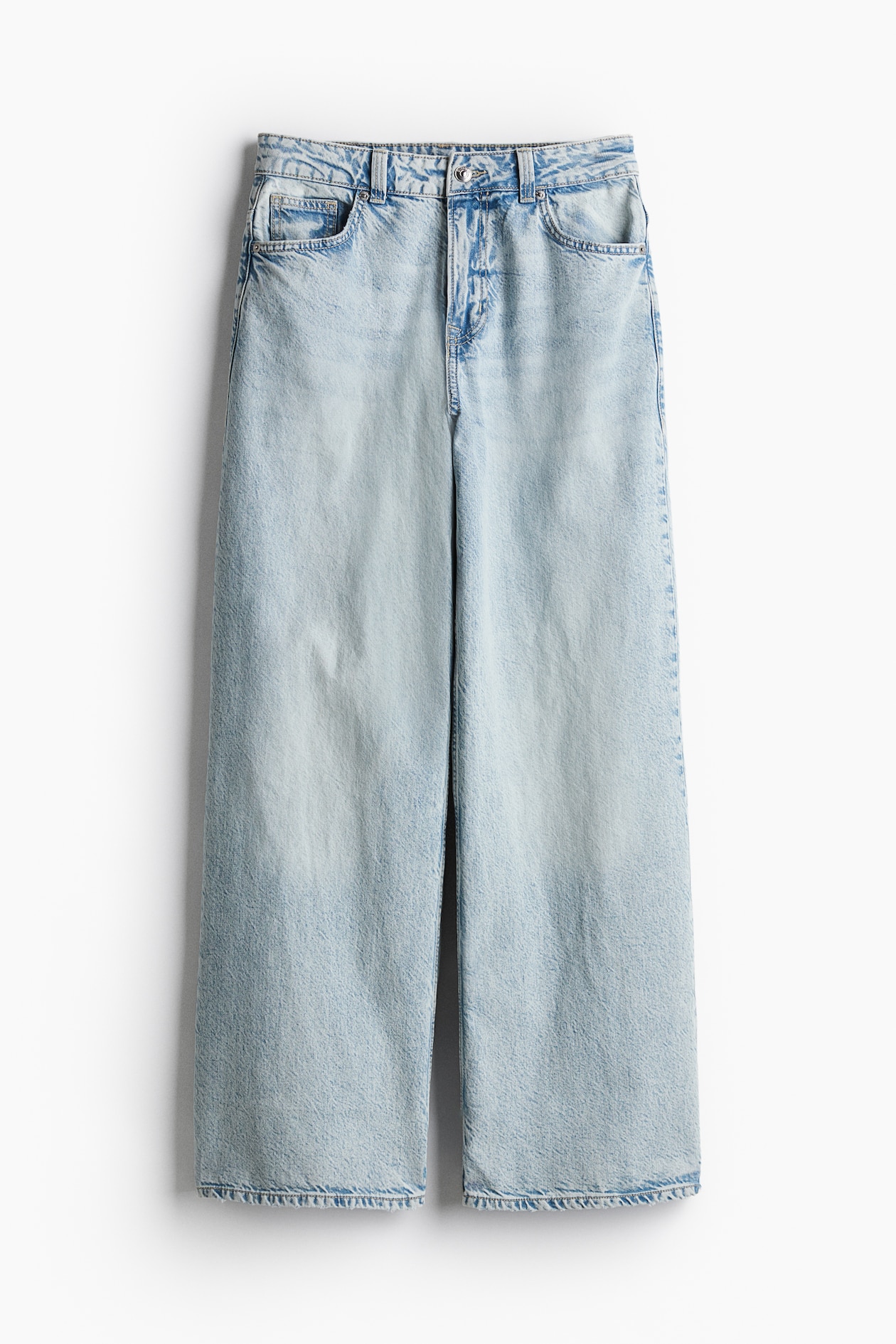 Baggy Regular Jeans Pale denim blue Ladies H&M IN