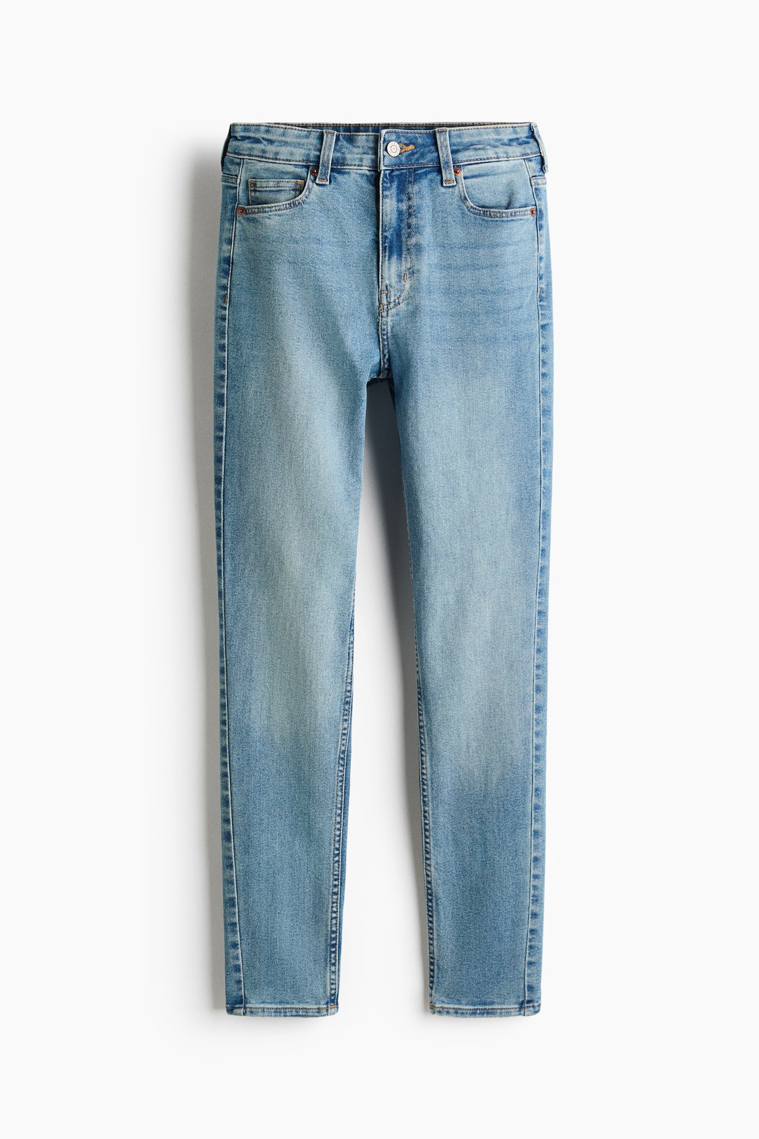 Skinny High Waist Jeans - Svetlá džínsovomodrá/Džínsovomodrá/Džínsová čierna/Tmavá džínsová sivá/Džínsovomodrá/Čierna/Čierna/Tmavá džínsovomodrá - 1