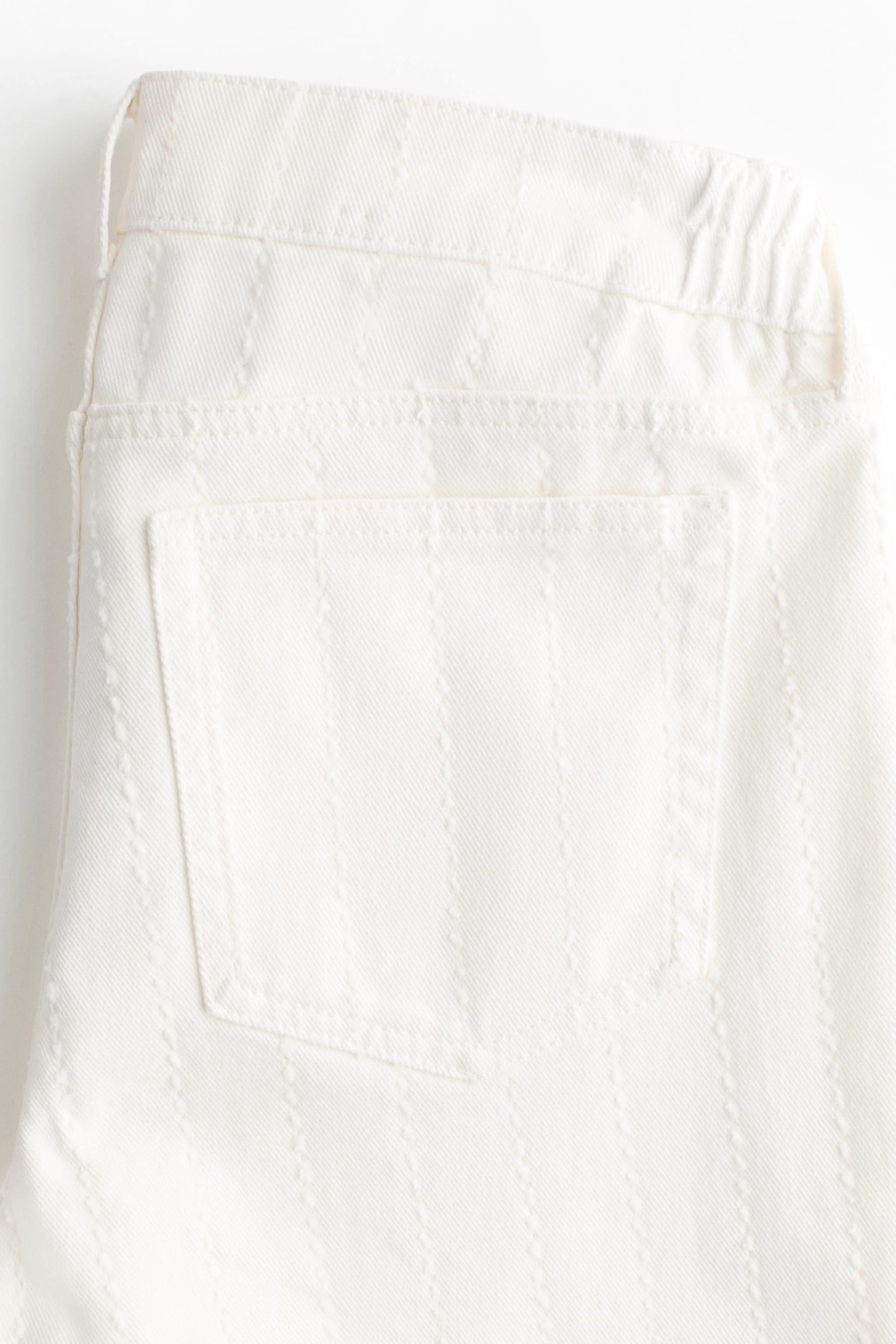 MAMA Before & After Wide Jeans - White/Dark grey - 5