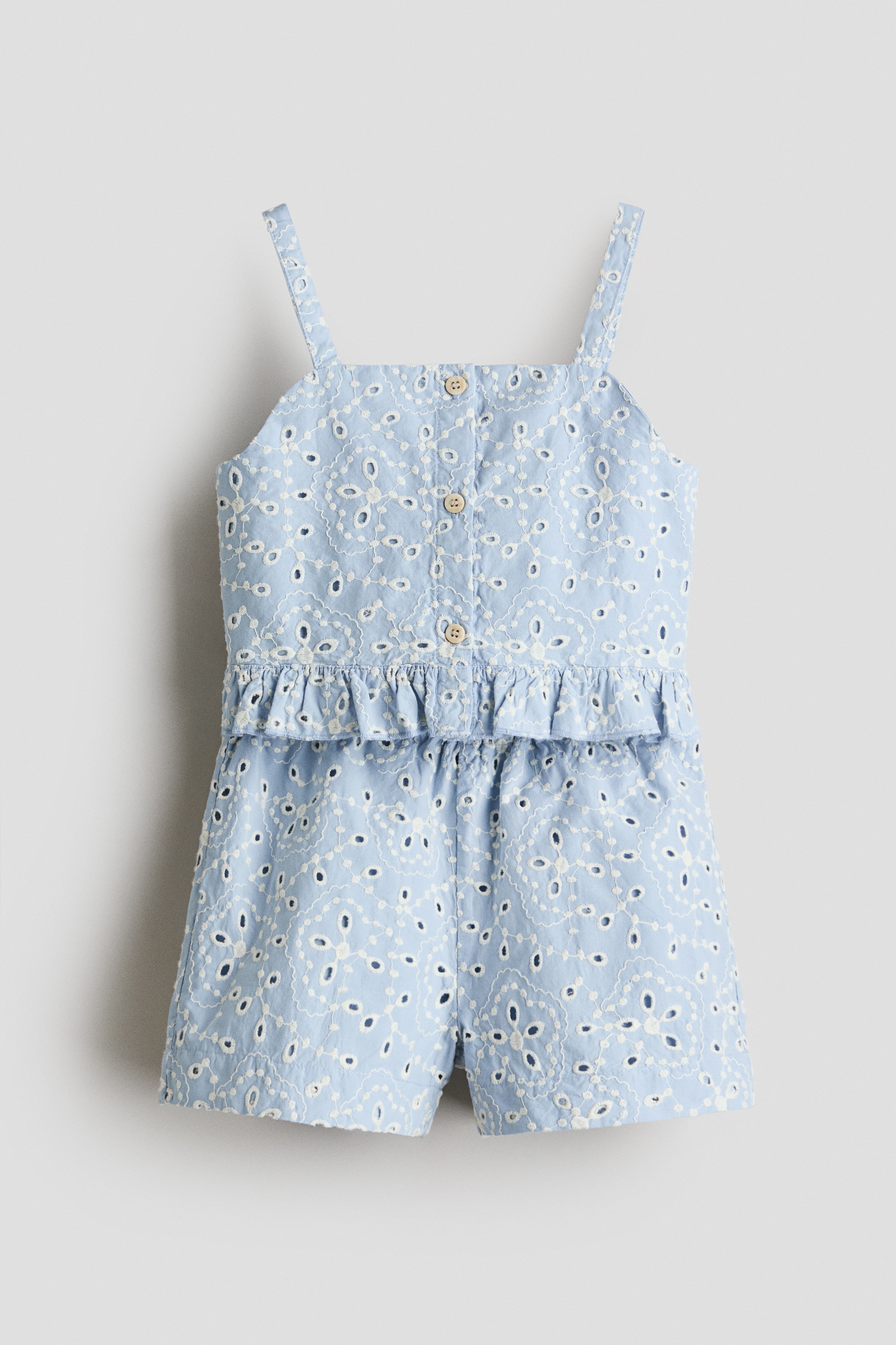 2-Piece Eyelet-Embroidered SetModel