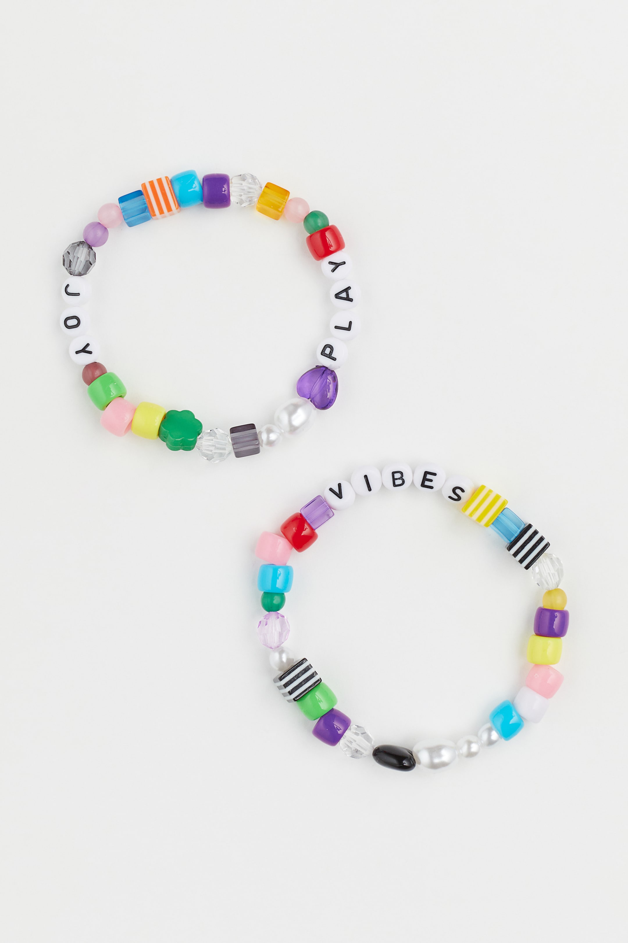 View larger image: 2-pack bracelets - White/Multicoloured - Men | H&M IE 1