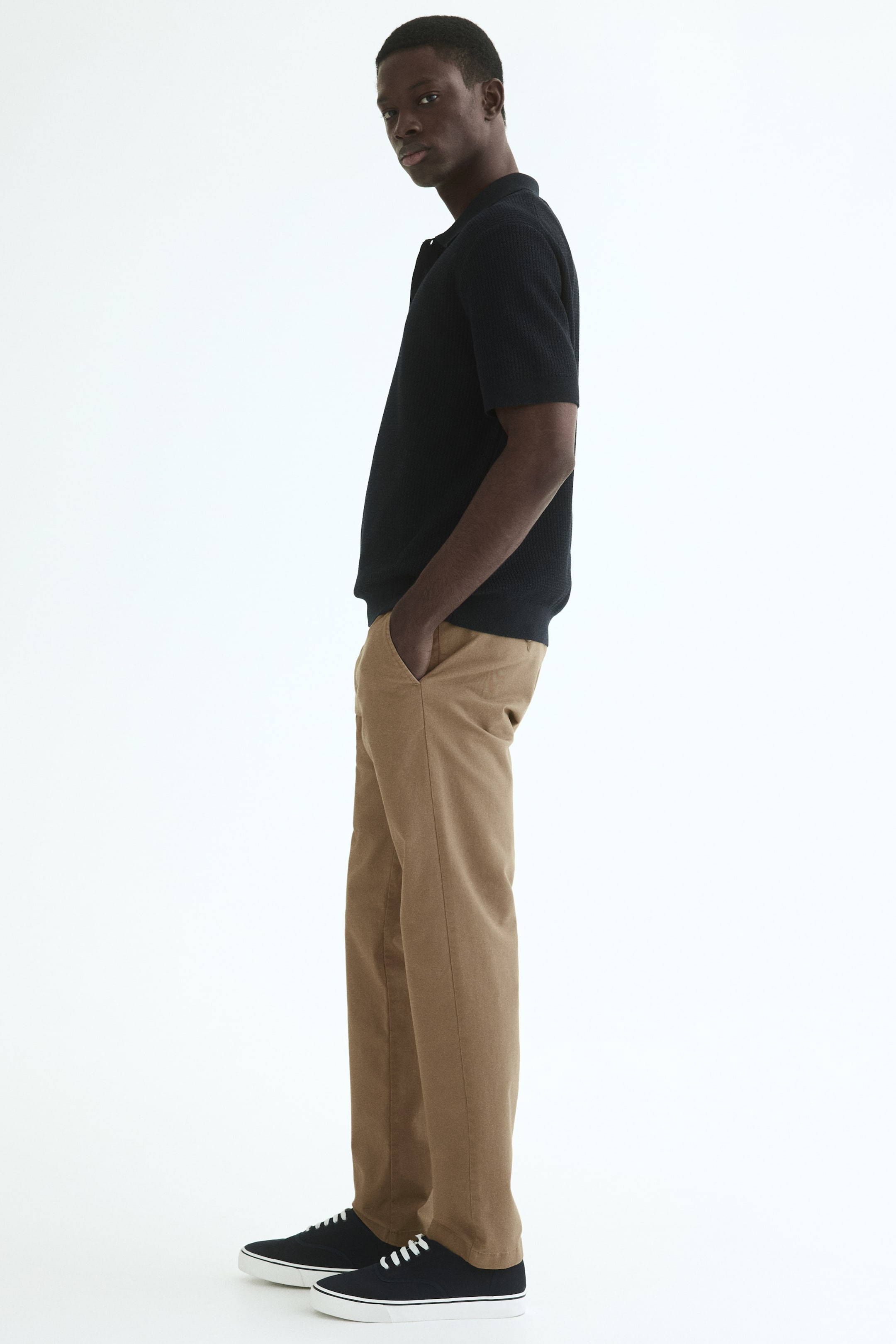 Slim-Fit Cotton Chinos