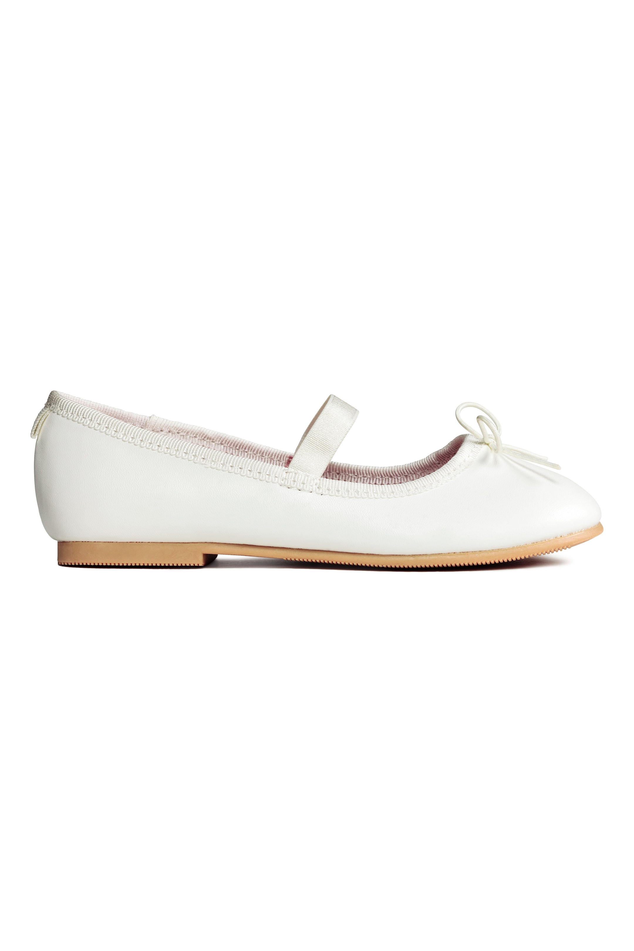 View larger image: Ballet pumps with strap - White - Kids | H&M GB 1