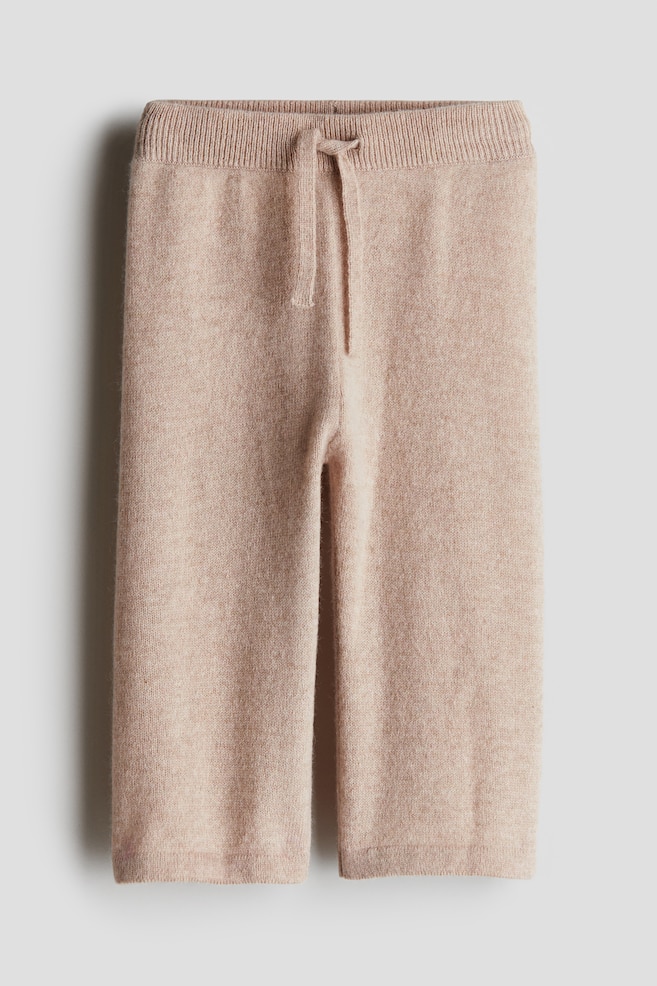 Cashmere trousers - Beige - 1