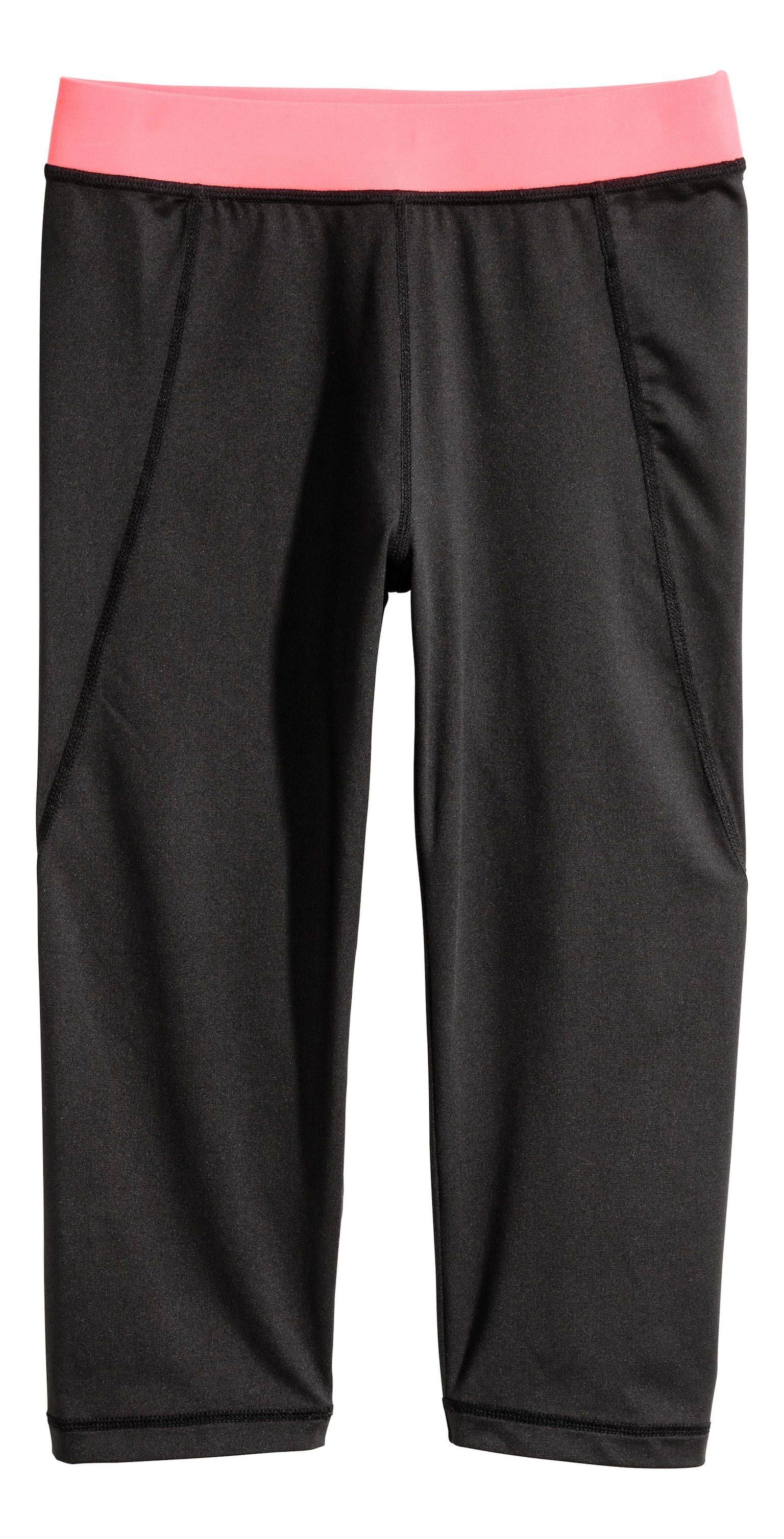 3/4-length sports tights - Black - 1