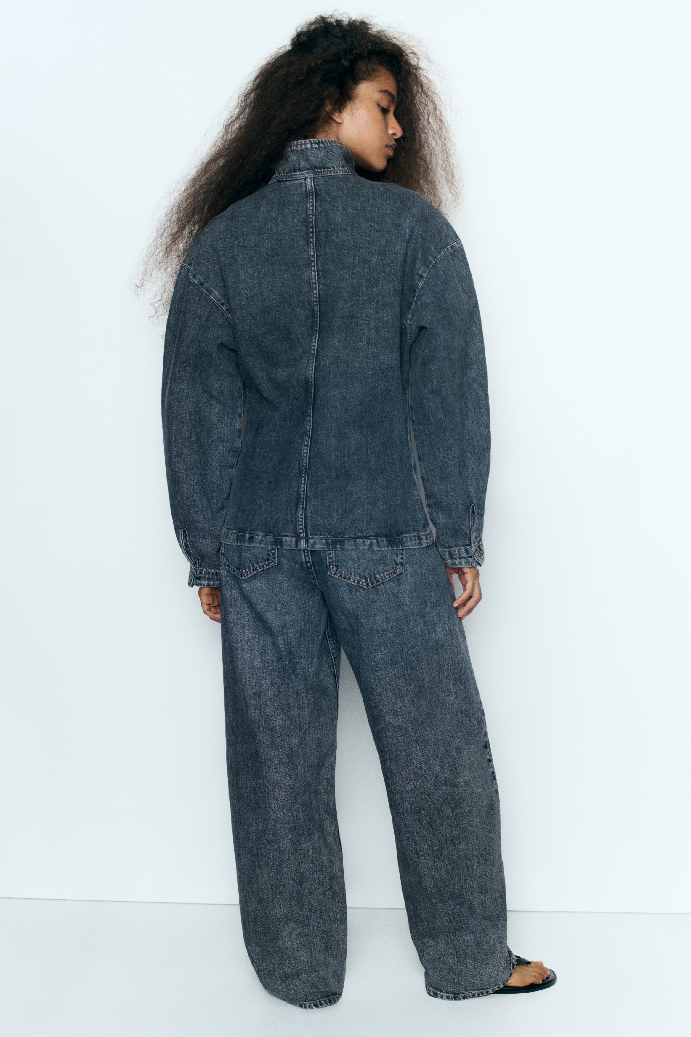 Denim Pullover Shirt thumbnail 4