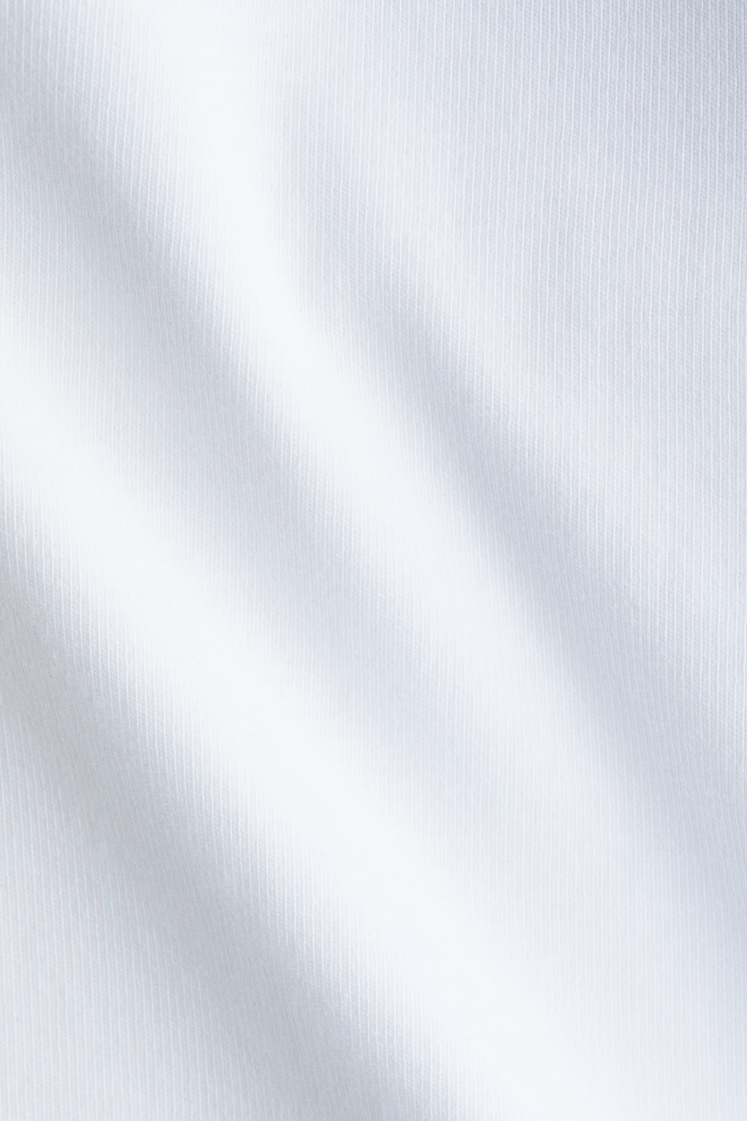 Integral-bra cotton strappy top - White/Grey marl/Black - 2