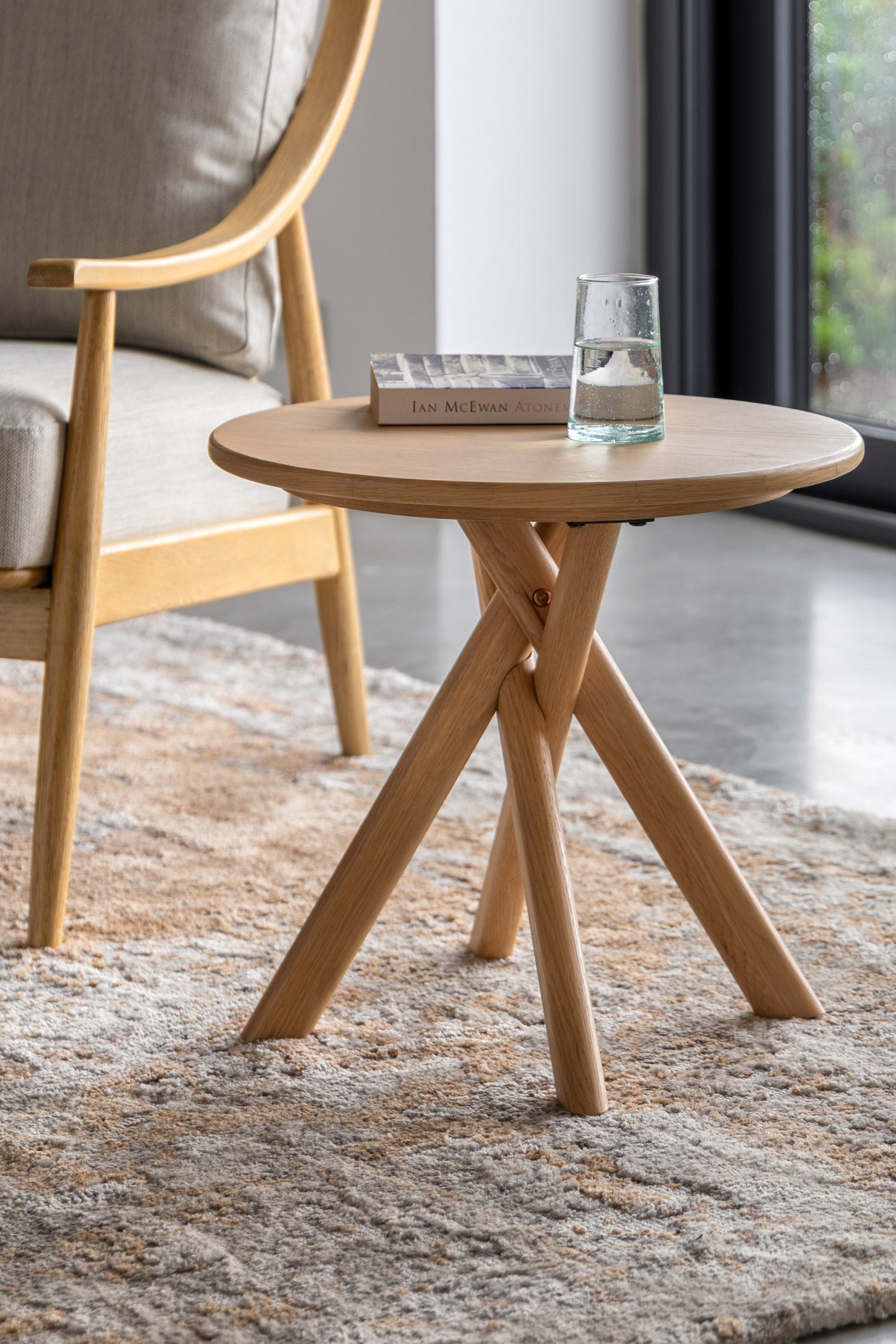 Wooden Side Table - Natural