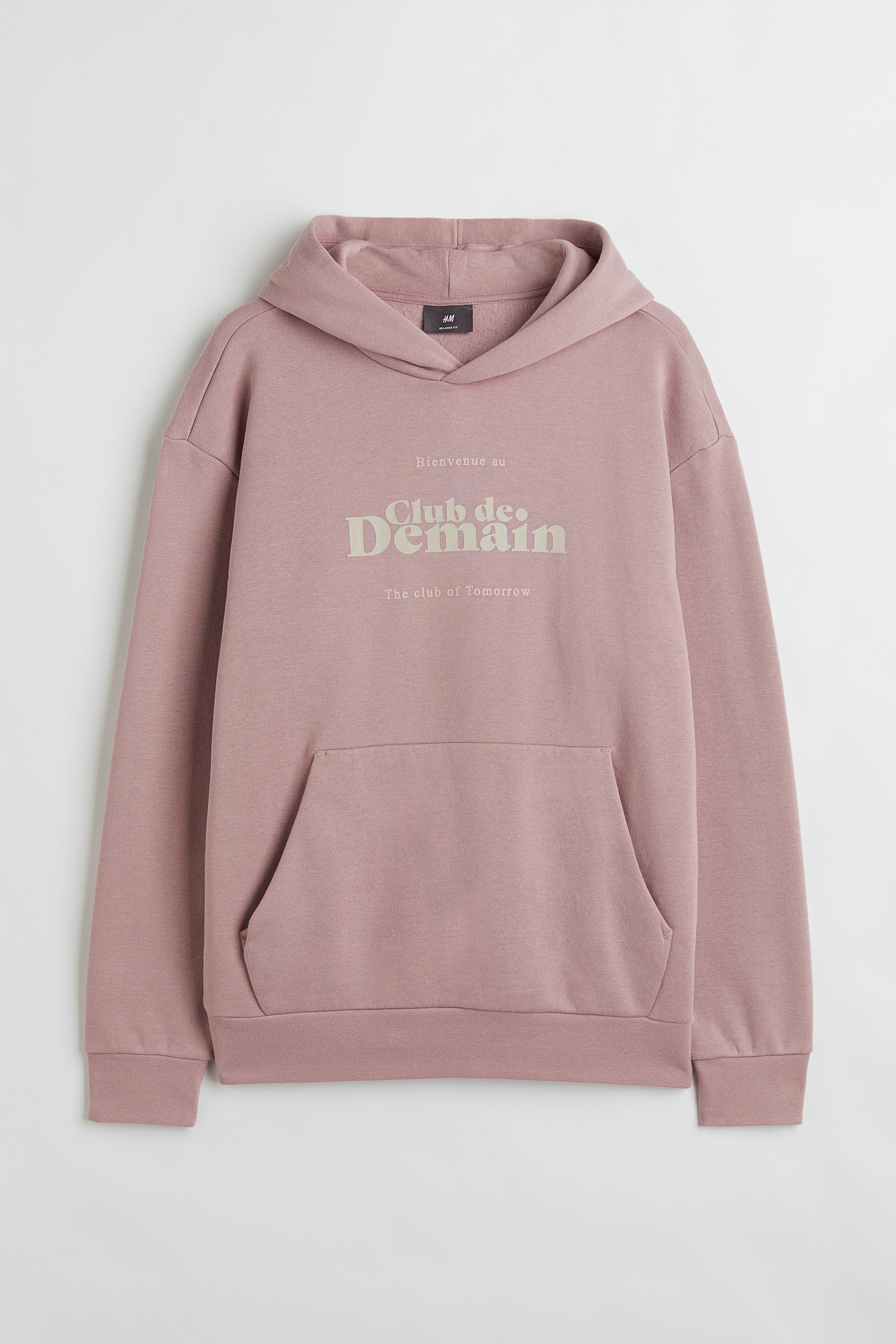 הצגת תמונה גדולה יותר: קפוצ'ון Relaxed Fit - Pink/Club de Demain - Men | H&M IL 1