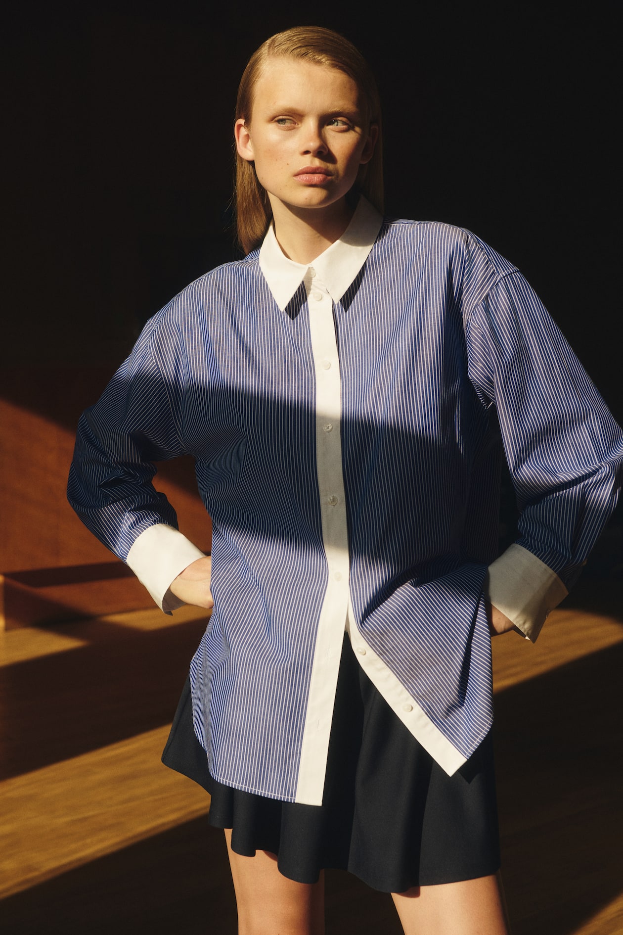 Oversized Poplin Shirt - image 3