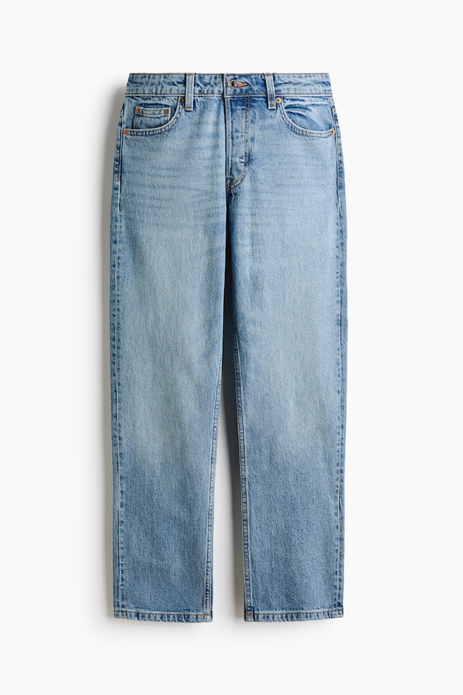 Straight Regular Waist Jeans - Denimblau/Denimschwarz/Dunkles Denimblau/Denimblau/Weinrot - 1