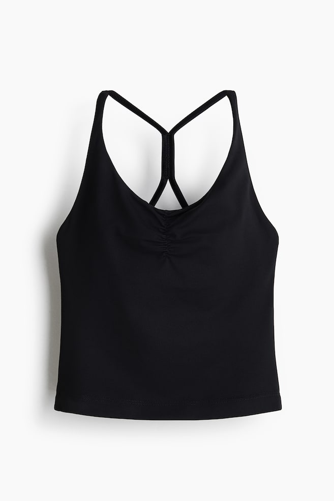 Sports Tank Top with SoftMove™ - Black/Light pink - 1