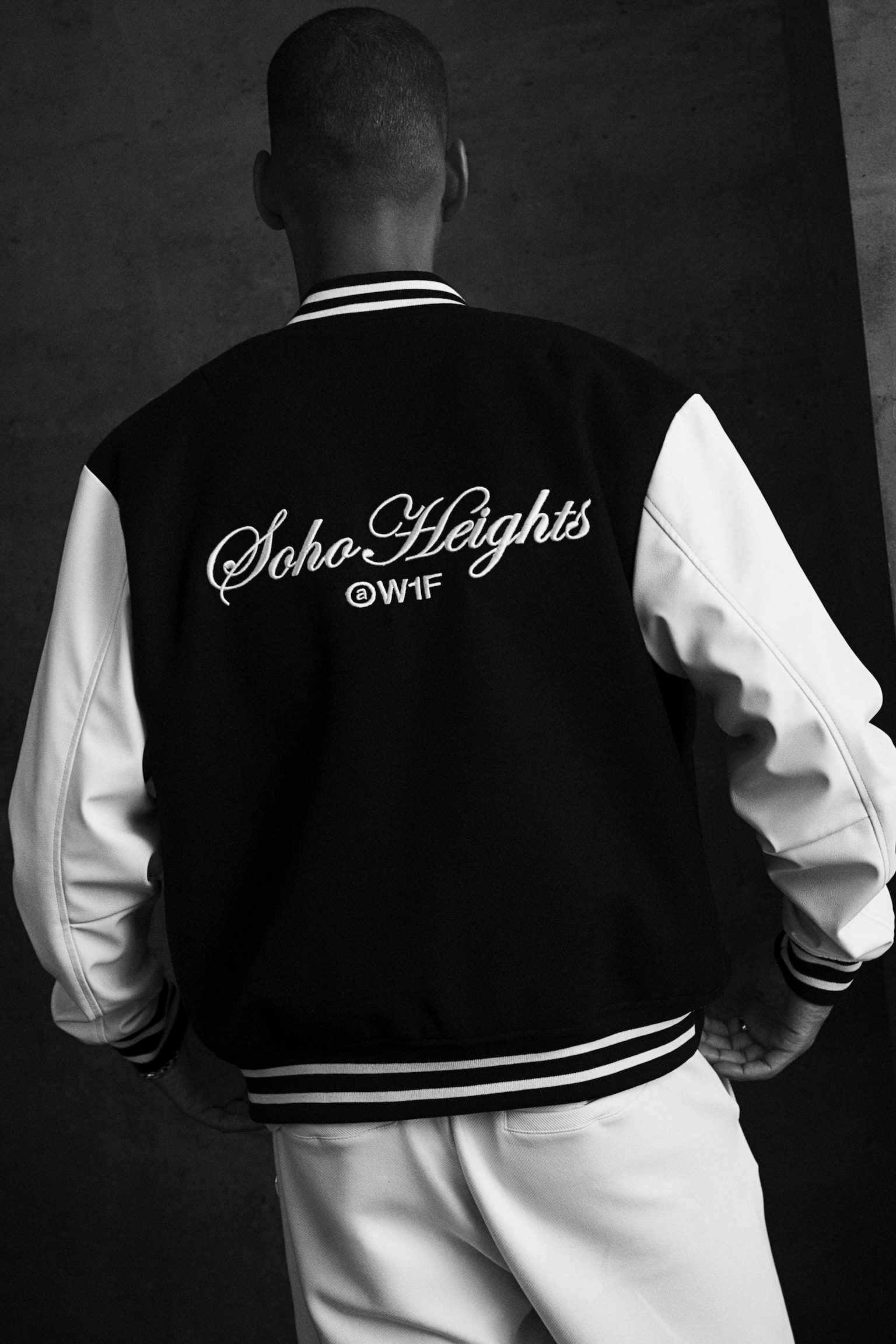 ルーズフィットスタジャン - ブラック／Soho Heights/ダークグレー／Soho Heights - 4