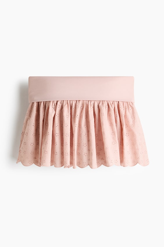 Женские юбки H&M Eyelet-Embroidered Mini Skort
