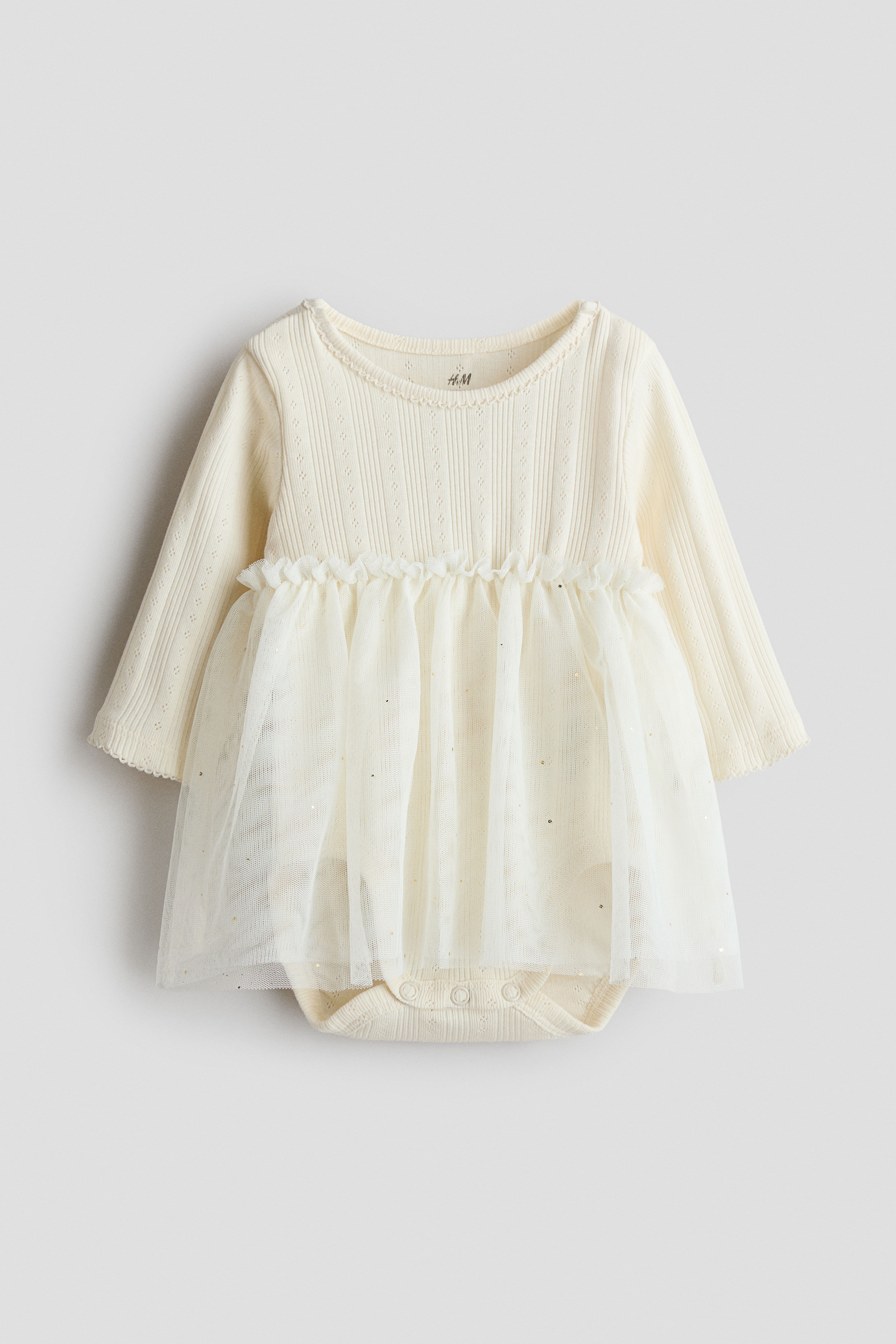 Robe maillot à jupe en tulle