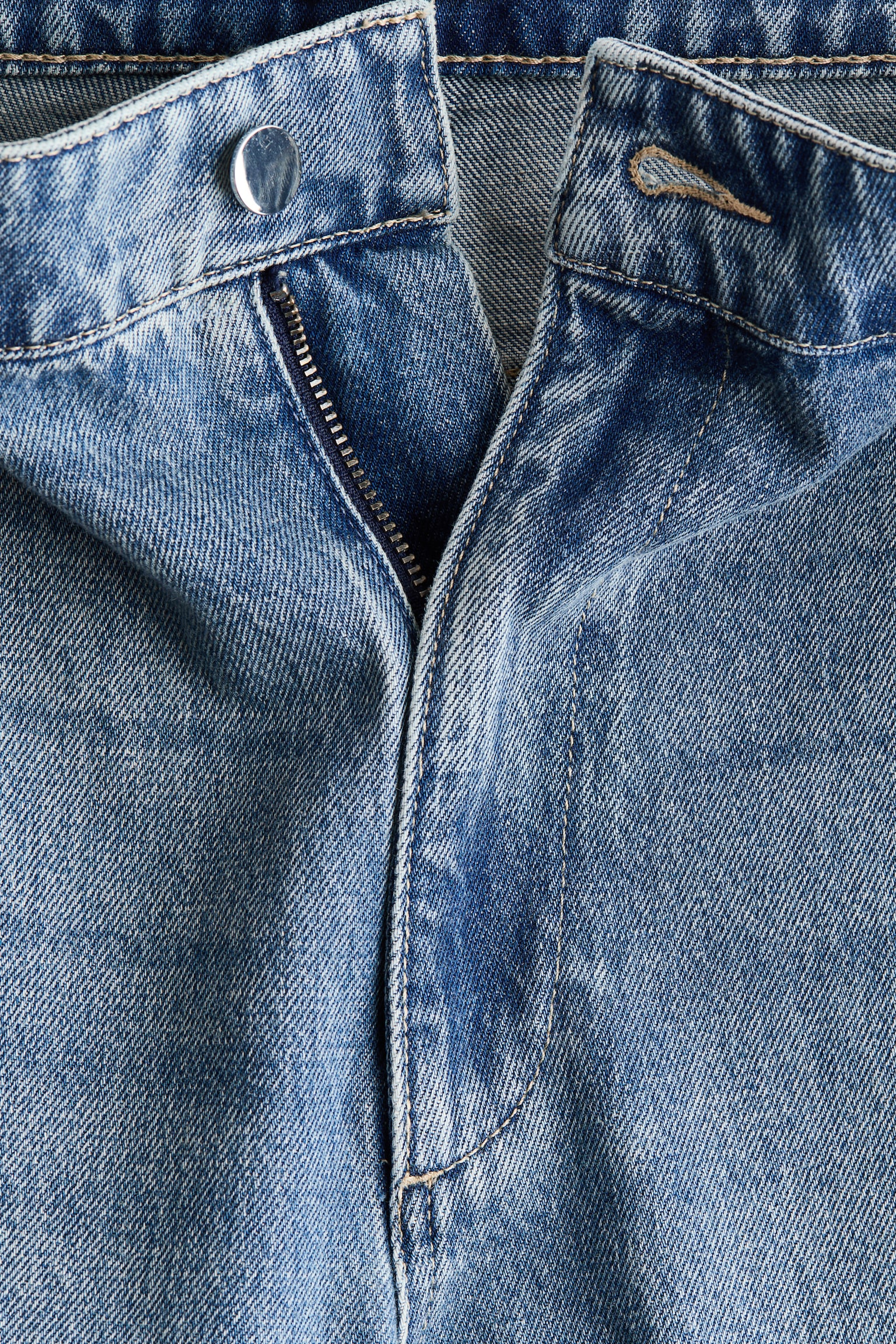 Wide High Waist Culotte Jeans - 6