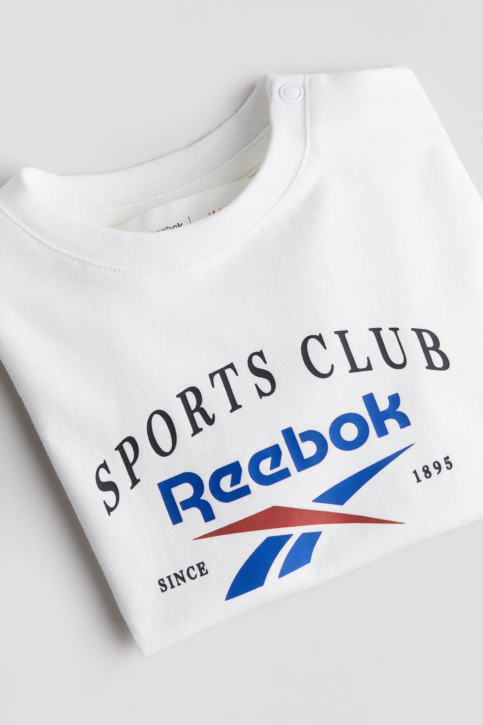 プリントデザイン コットンTシャツ - ホワイト／Reebok/ブラック／Reebok - 2