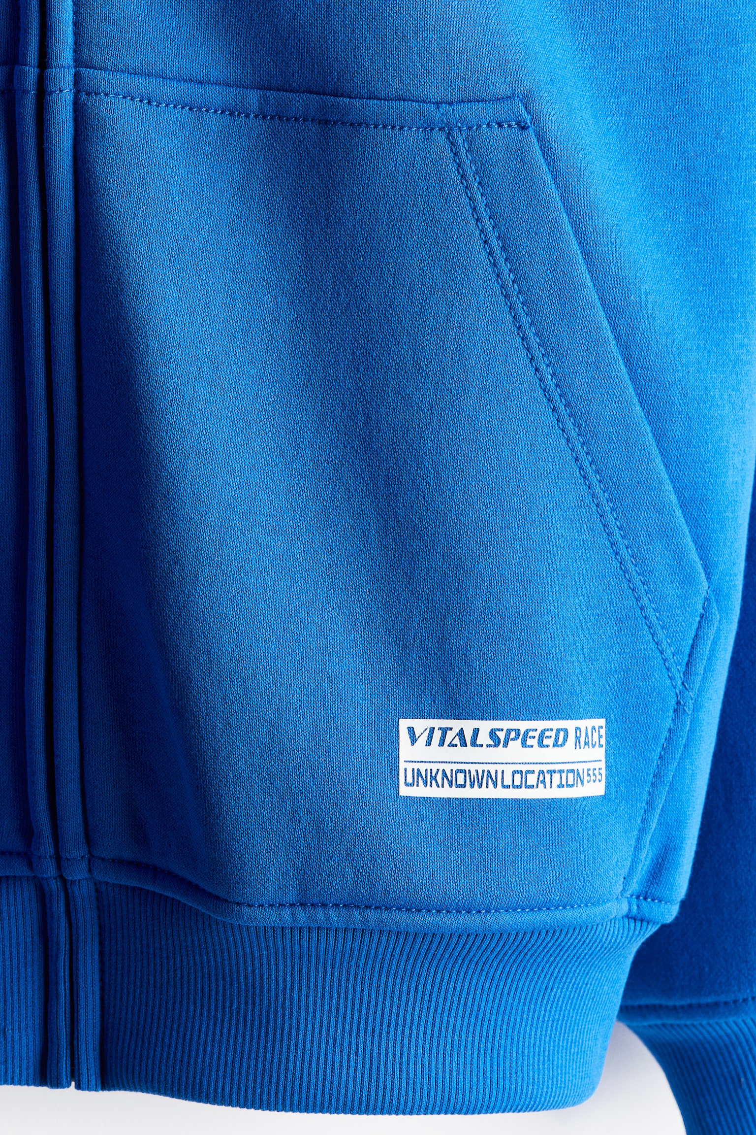 Oversized Zip Up Hoodie - Bright blue/FX5/Light beige/Pure at Heart - 7