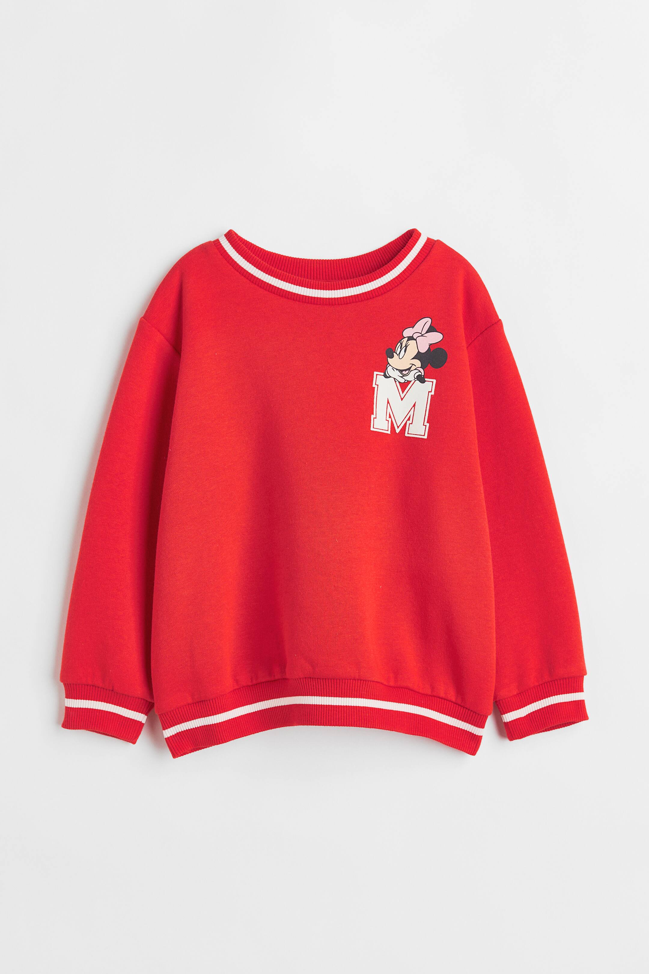 View larger image: Sweatshirt - Red/Minnie Mouse - Kids | H&M 1