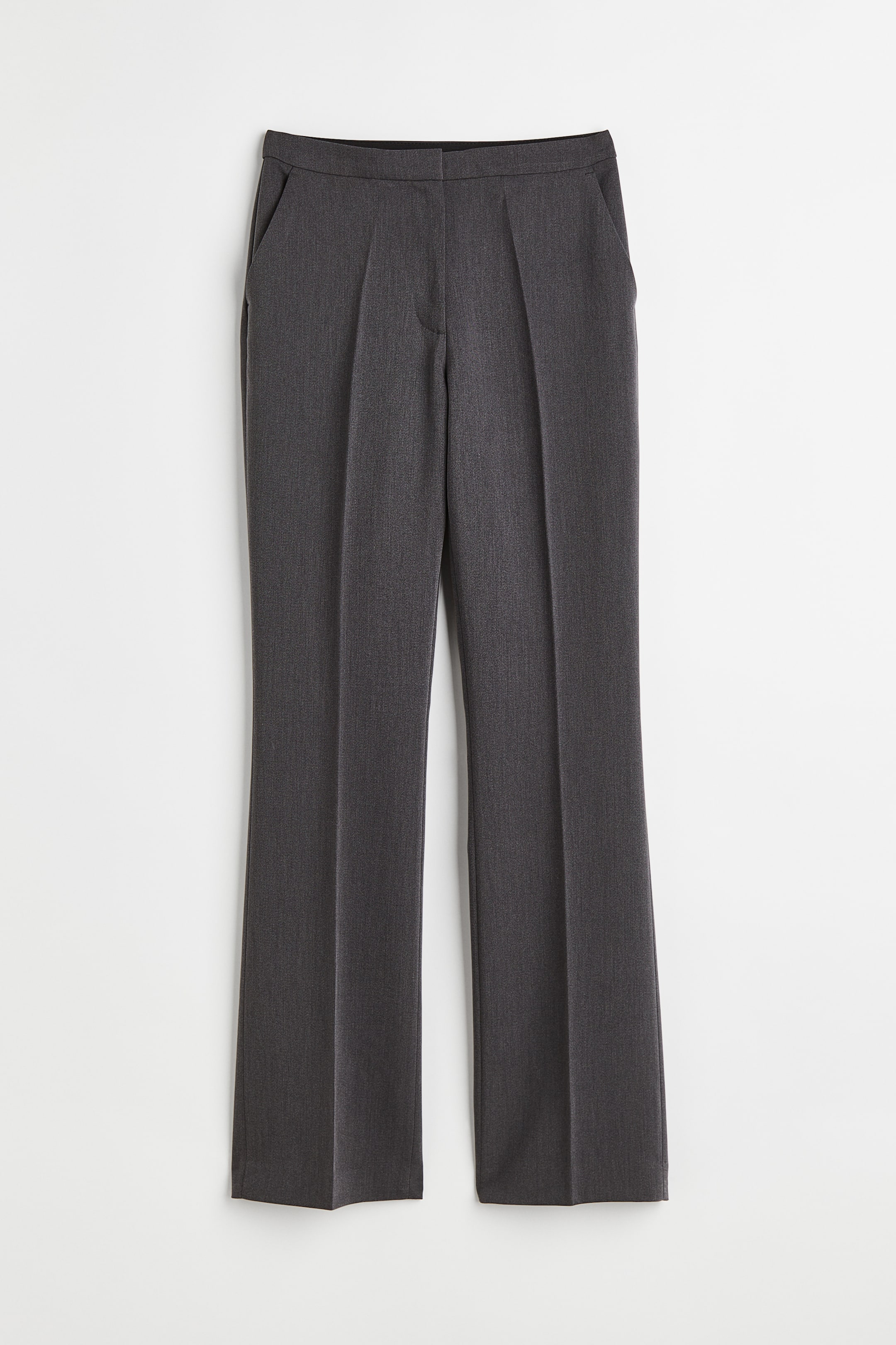 Xem ảnh lớn hơn: Quần dài kiểu may đo - Màu xám đậm - Ladies | H&M VN 1