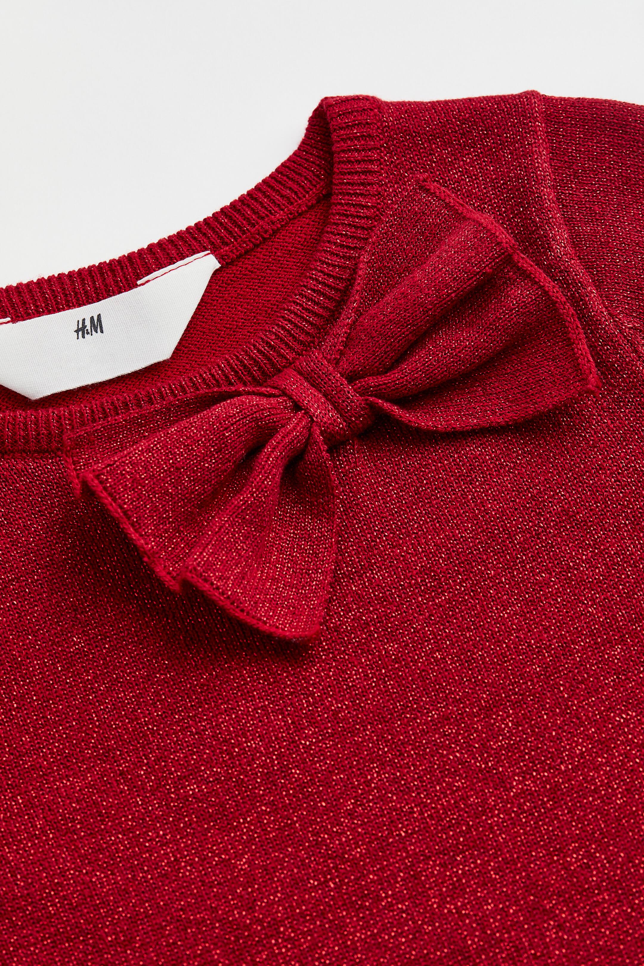 Xem ảnh lớn hơn: Váy kim tuyến - Màu đỏ - Kids | H&M VN 2