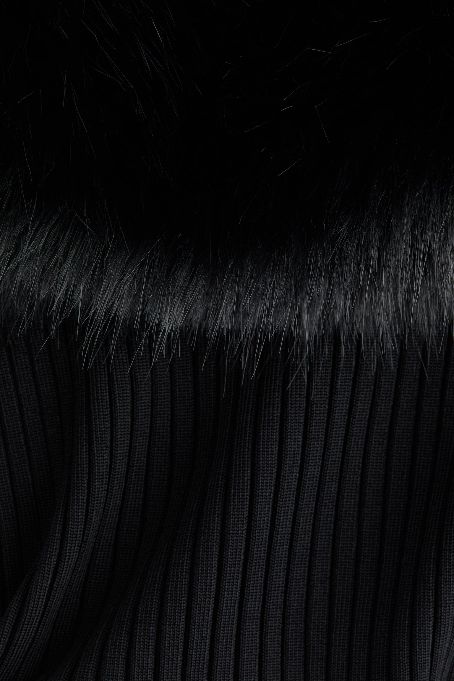 リブニットチューブトップ - ブラック - 6