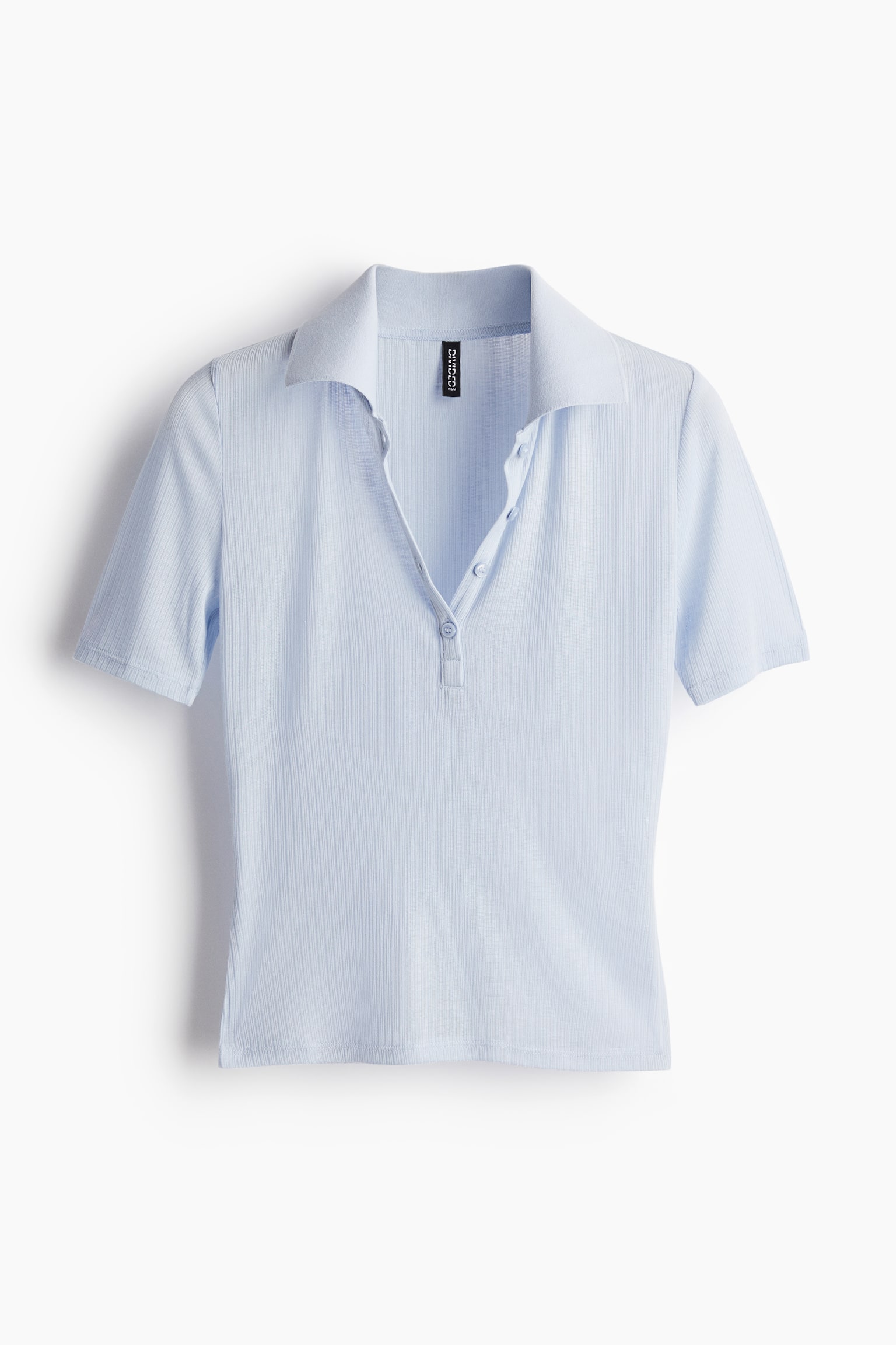 Ribbed polo shirt - Light blue/Navy blue/White/Black - 2