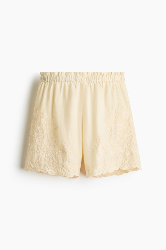 Пижамные шорты Blend, лён — H&M