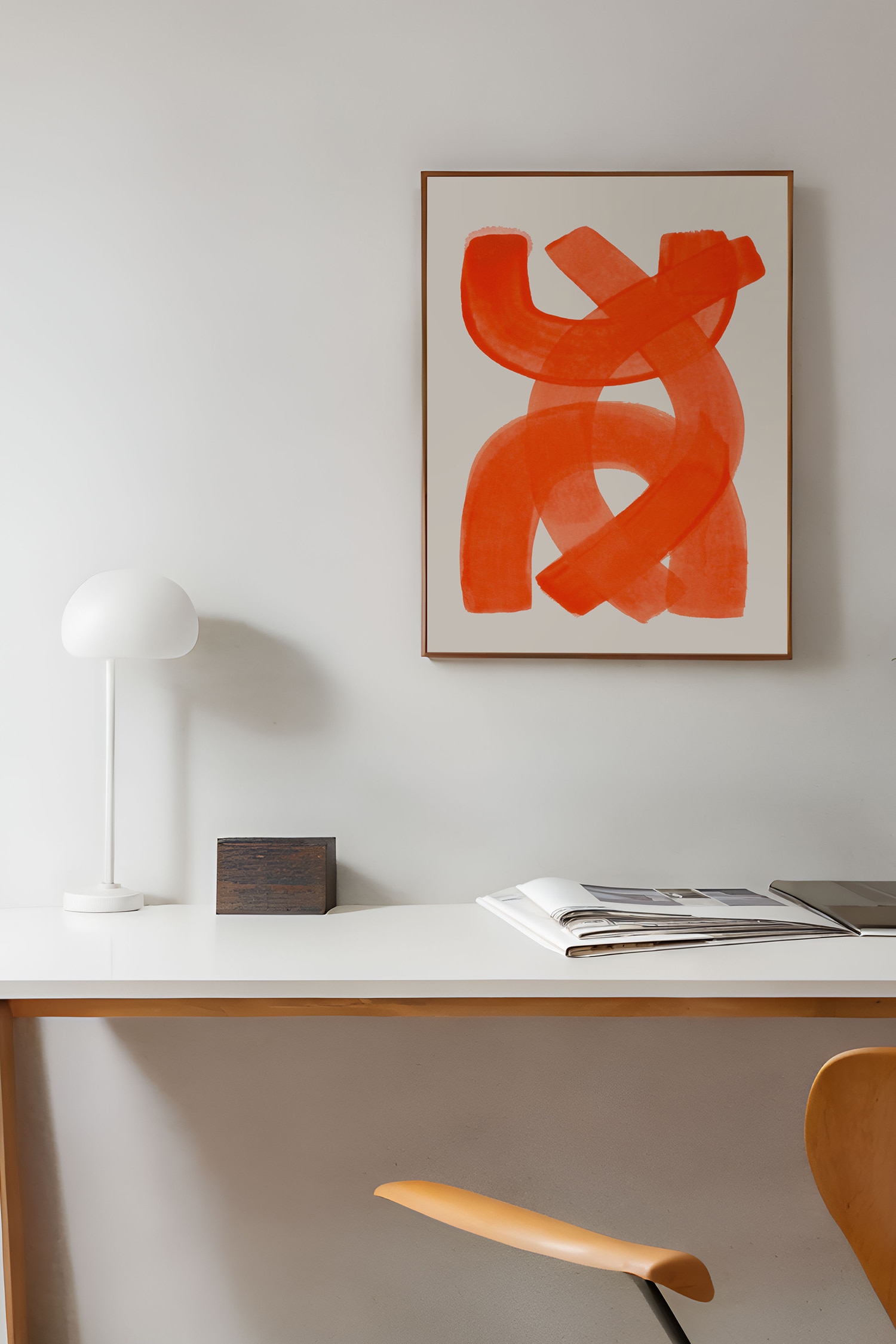 Ejaaz Haniff - Orange Strokes - Oranssi