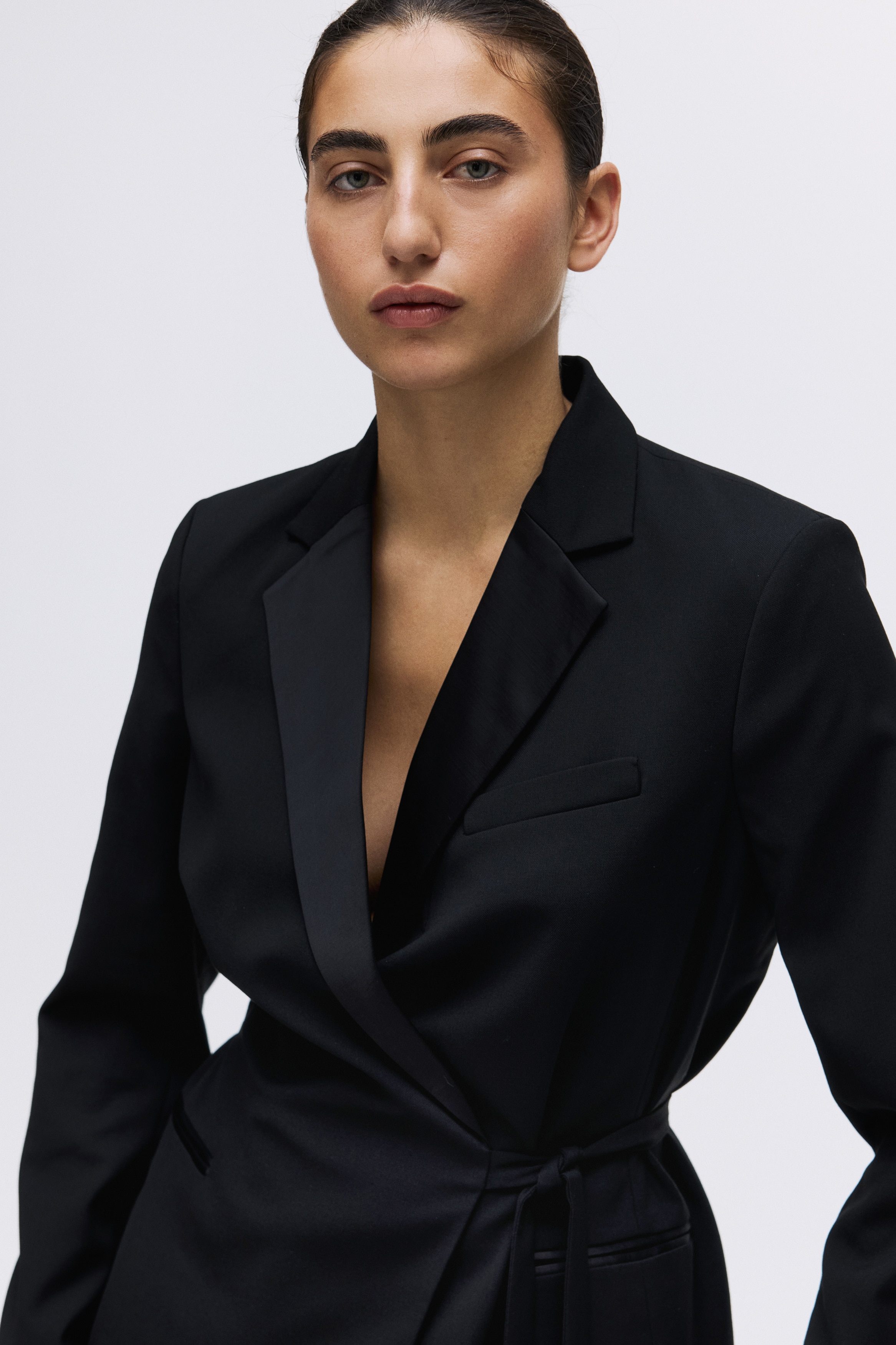 Tie-Detail Wrapover Jacket from H&M - $59.99