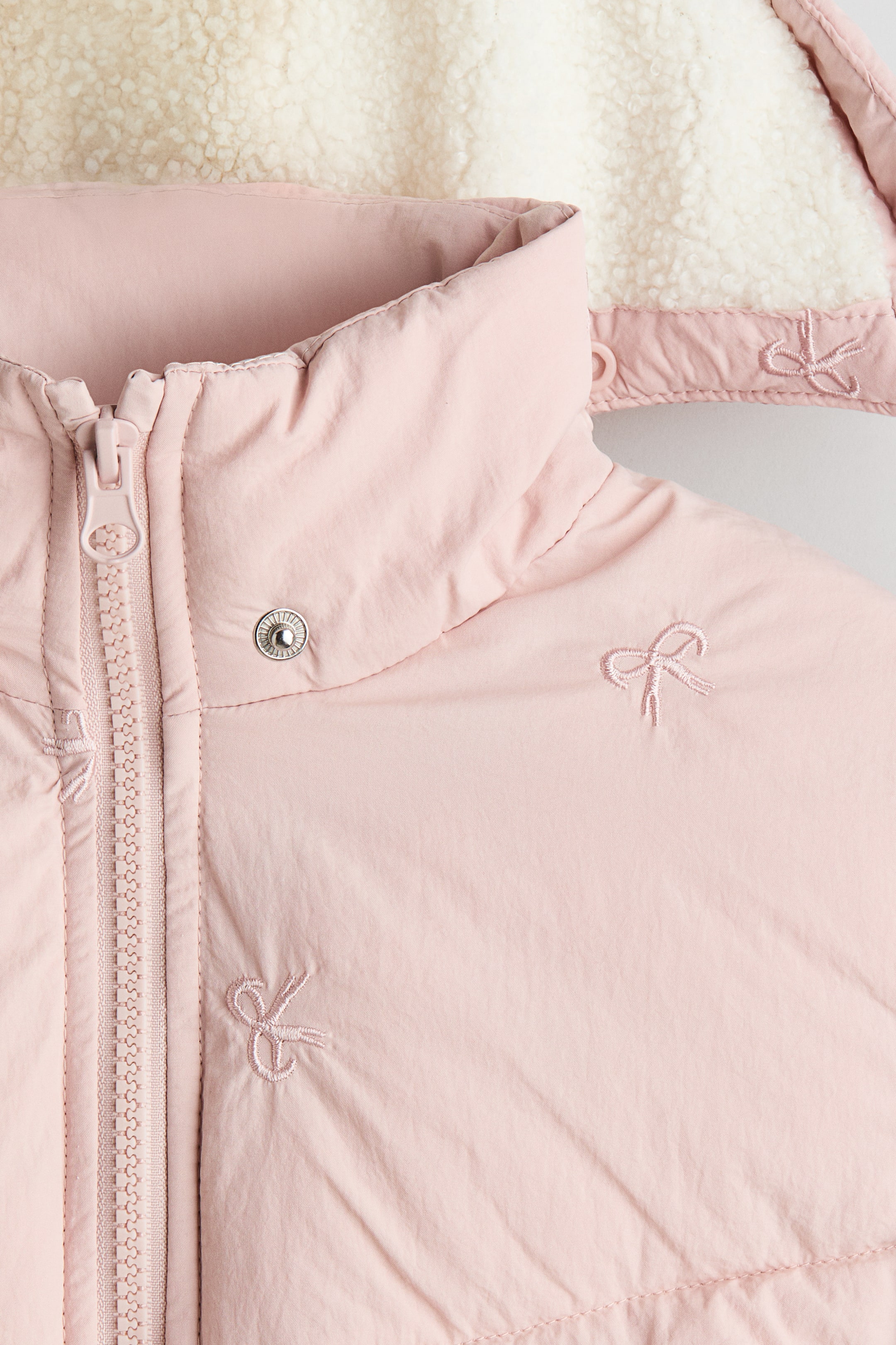 Embroidered Puffer Jacket