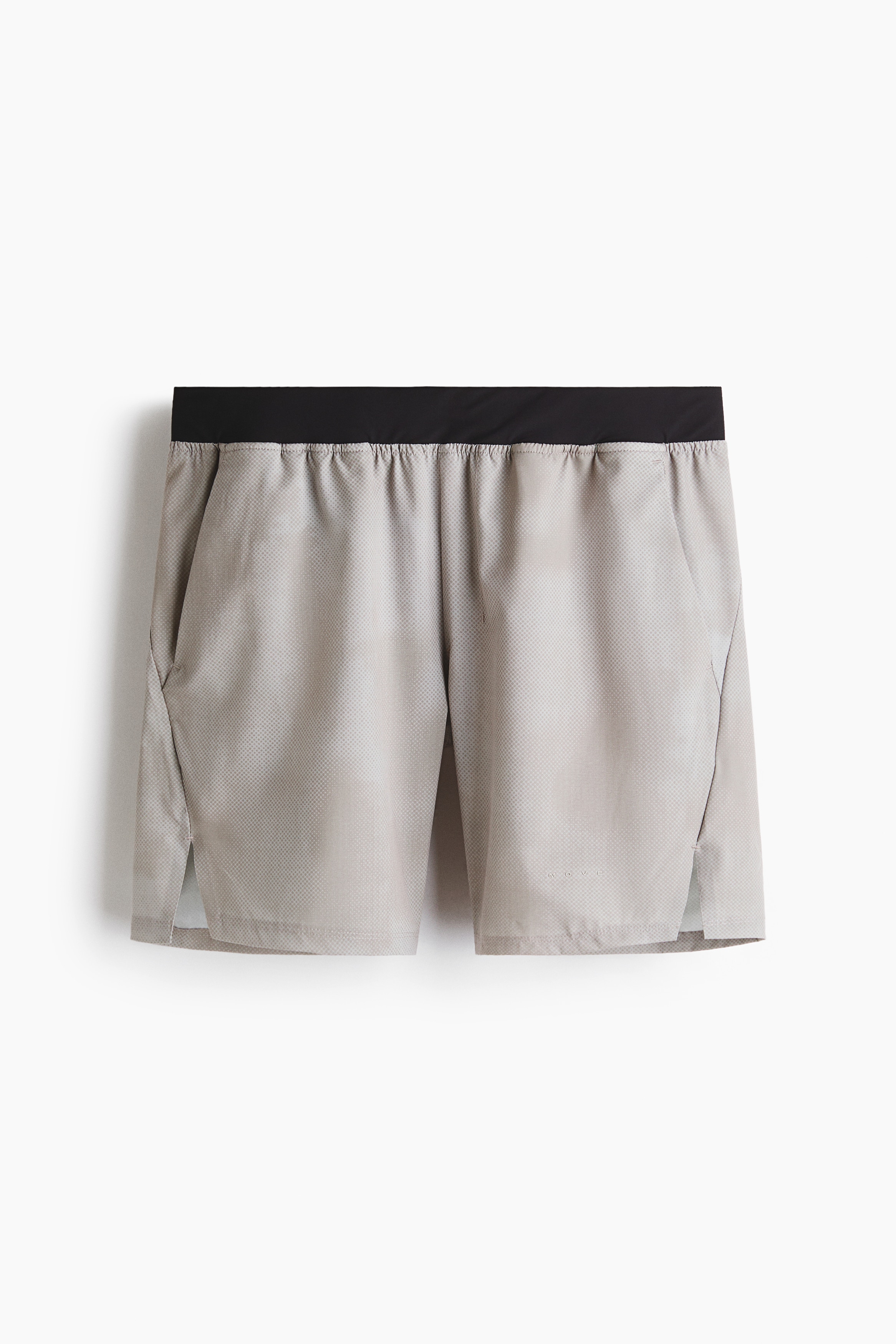 Mid-length sports shorts with DryMove™ - Light beige/Burgundy/Black/Grey/Dark green/Patterned/Navy blue