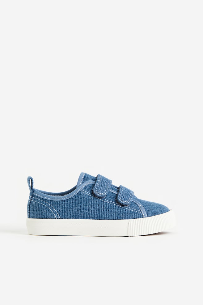 Sneakers in tela - Blu denim/Nero/quadri/Marrone scuro/Verde salvia - 2