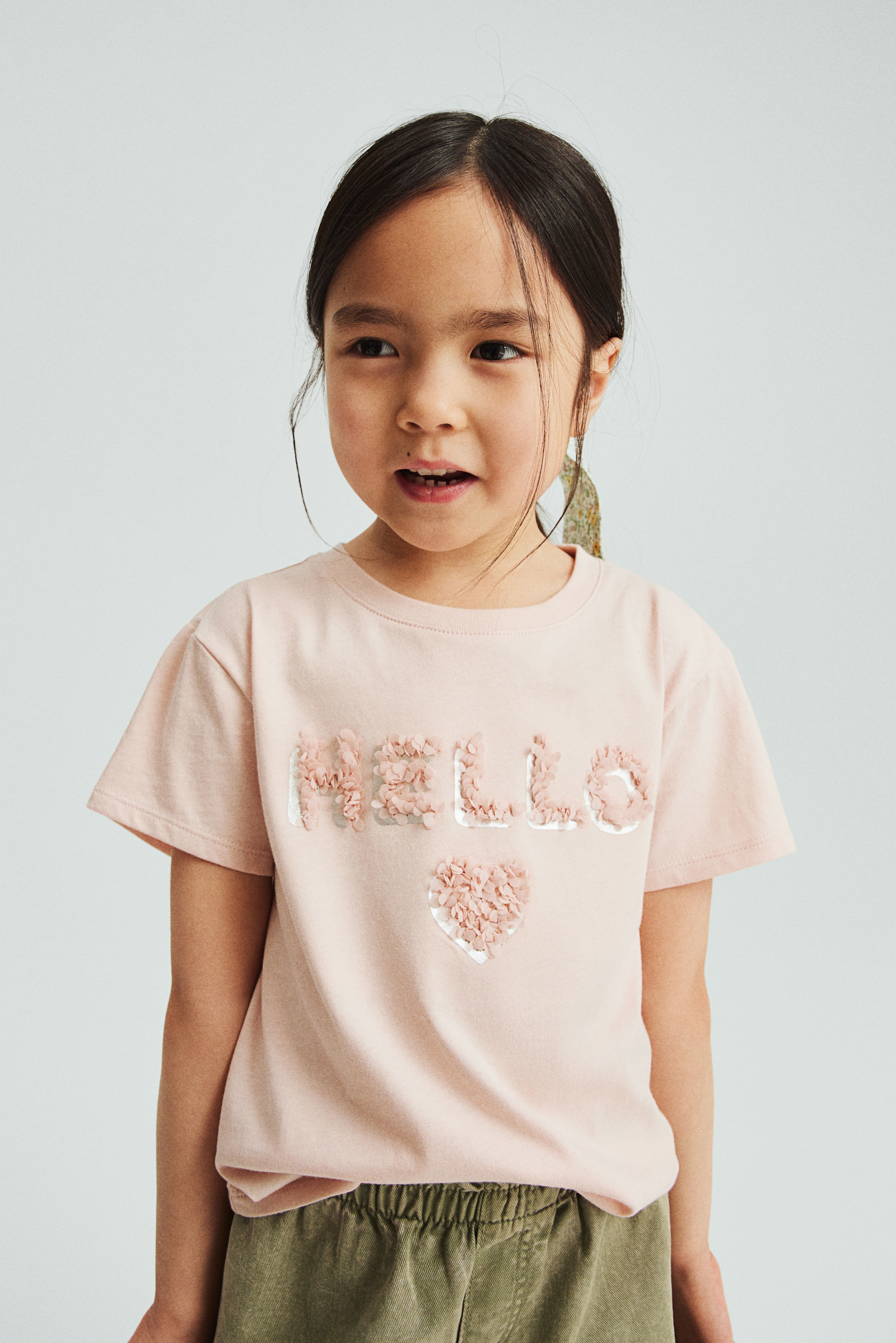 Maglietta bianca store bambina h&m