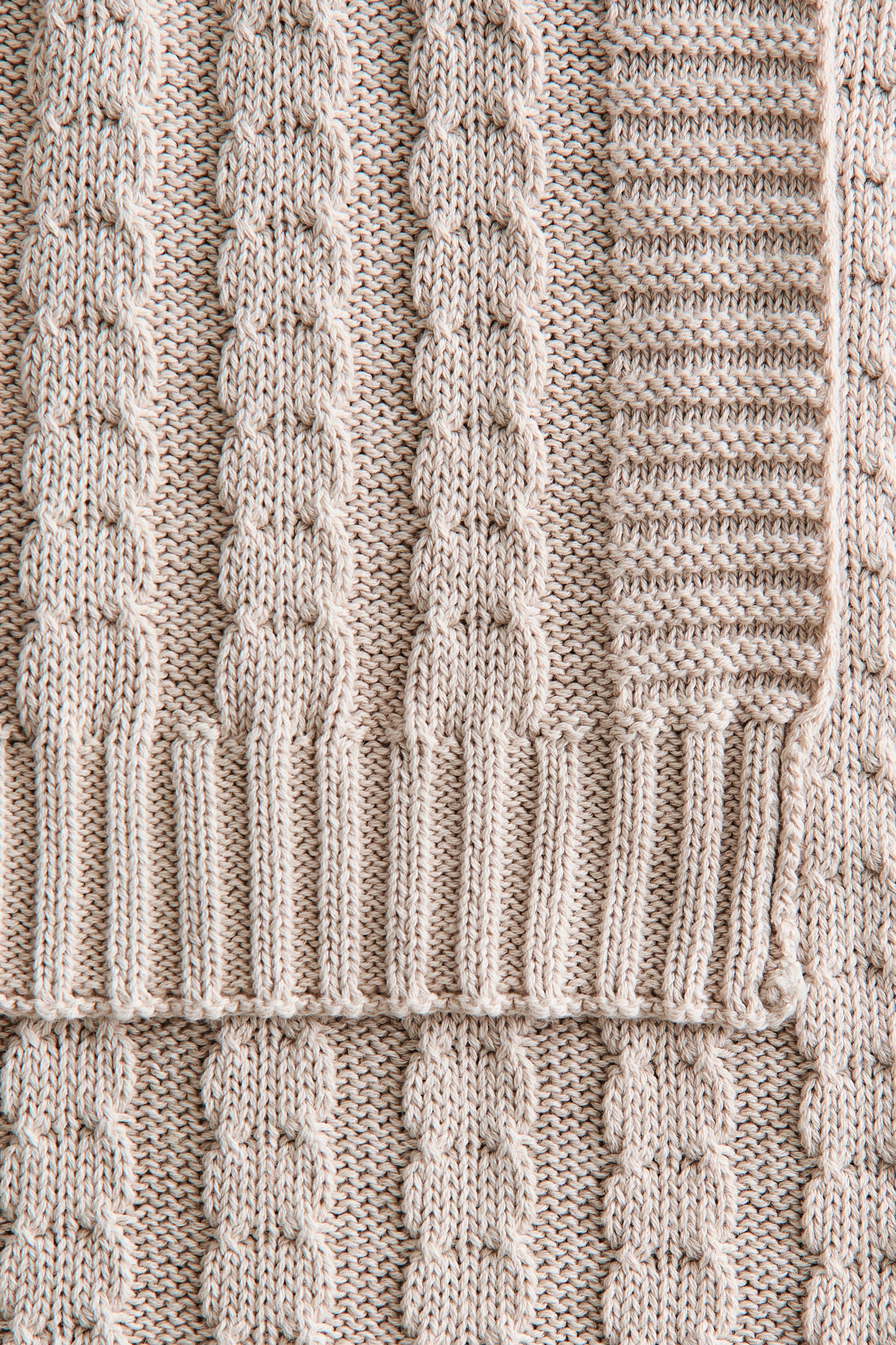Cable-Knit Baby Blanket