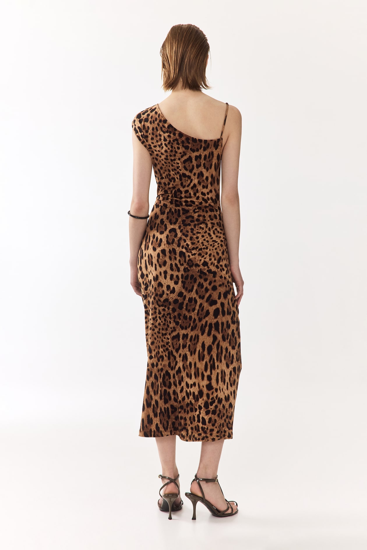 Asymmetric Jersey Dress - image 4