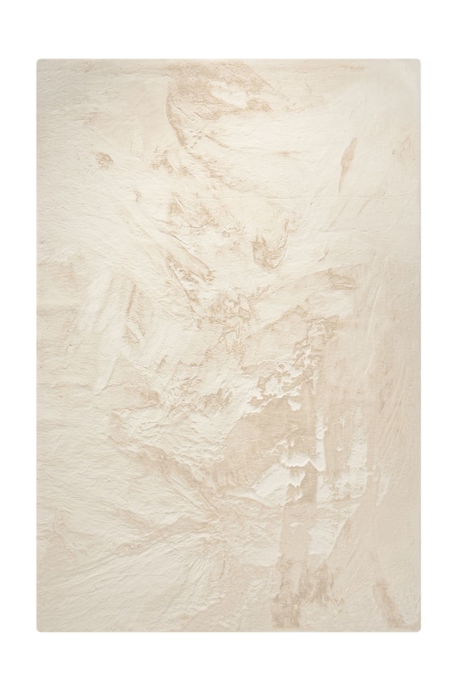 Tapis De Fausse Fourrure Dave - Crème - 1