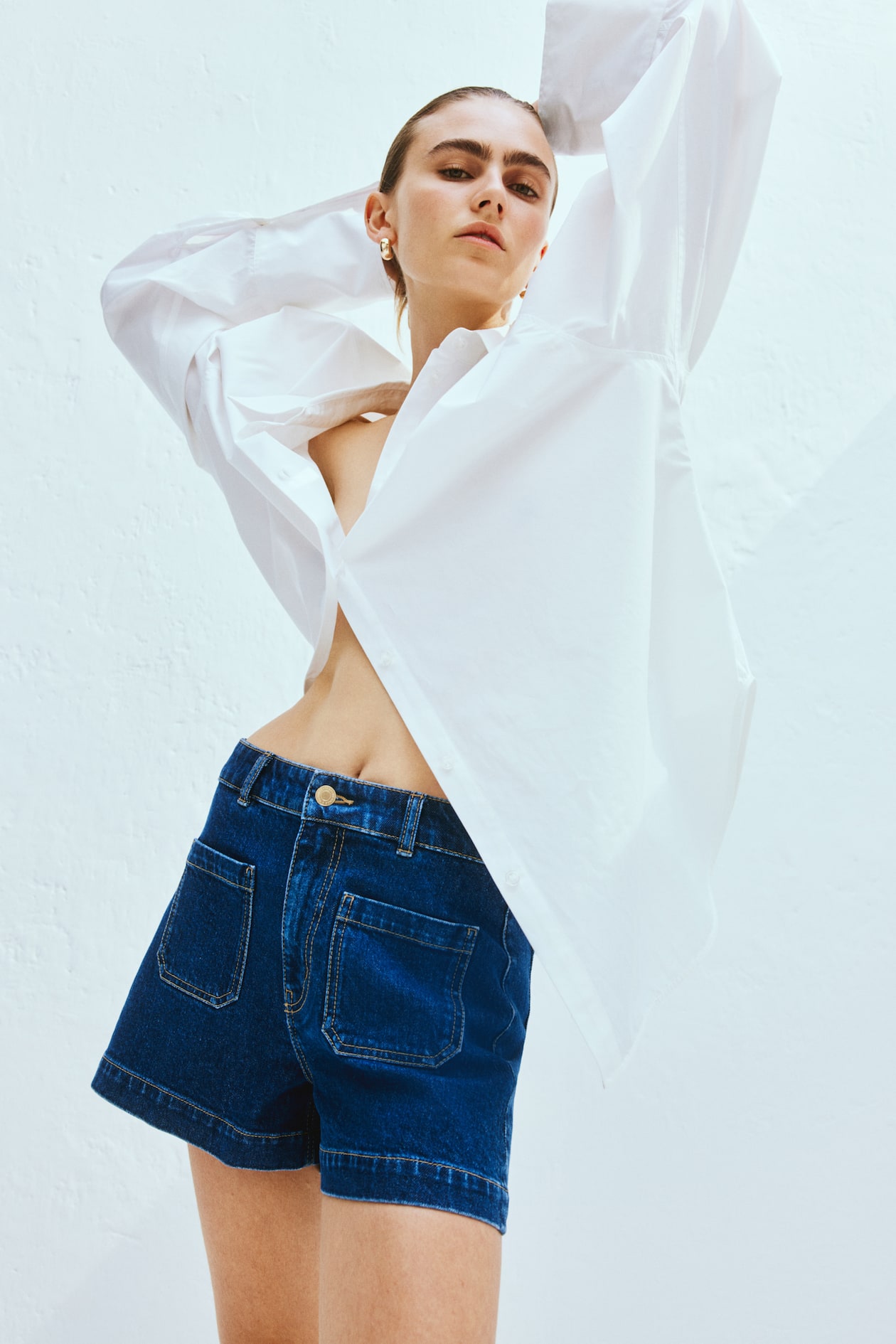 Denim Shorts - image 2