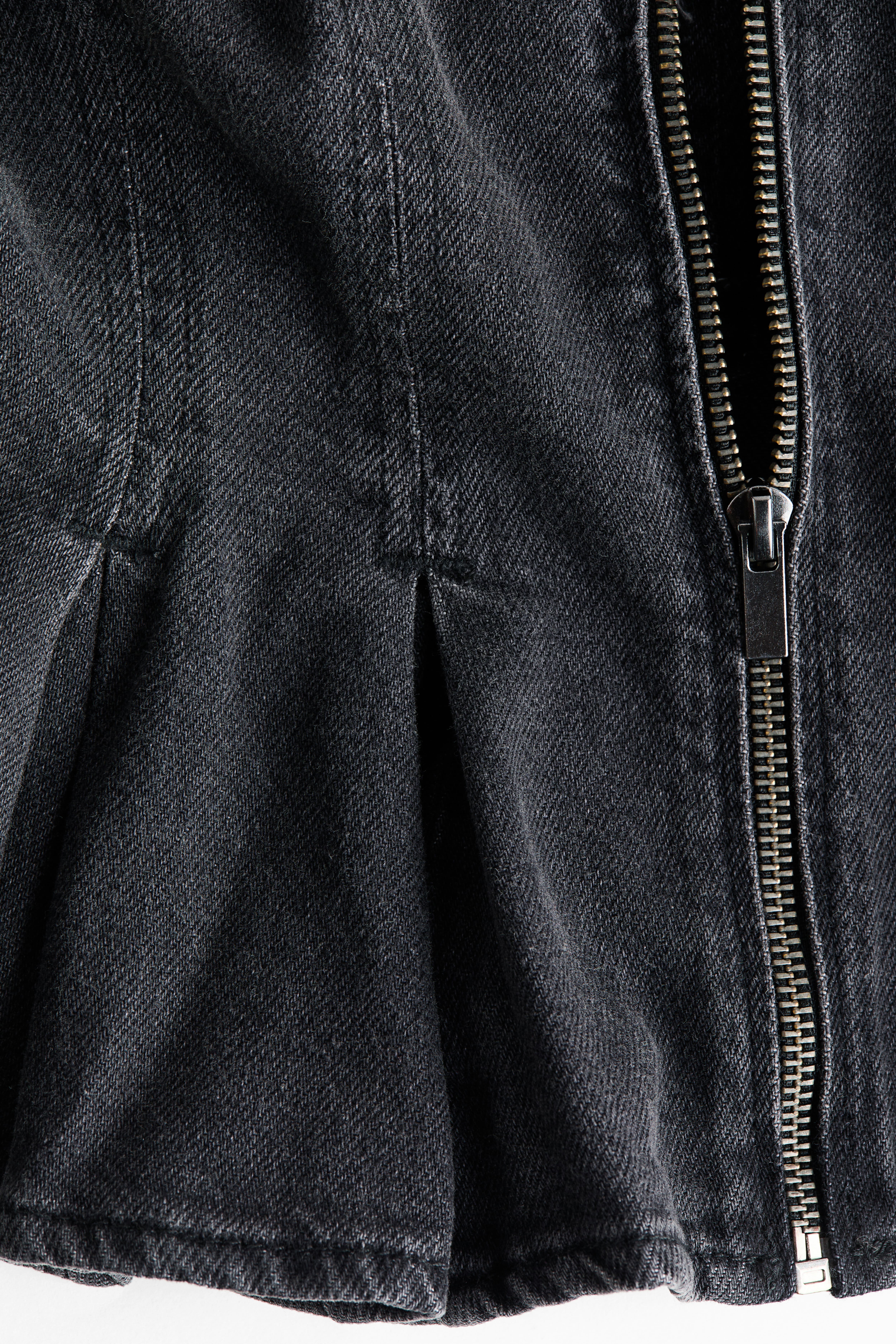 Blouse péplum en denim