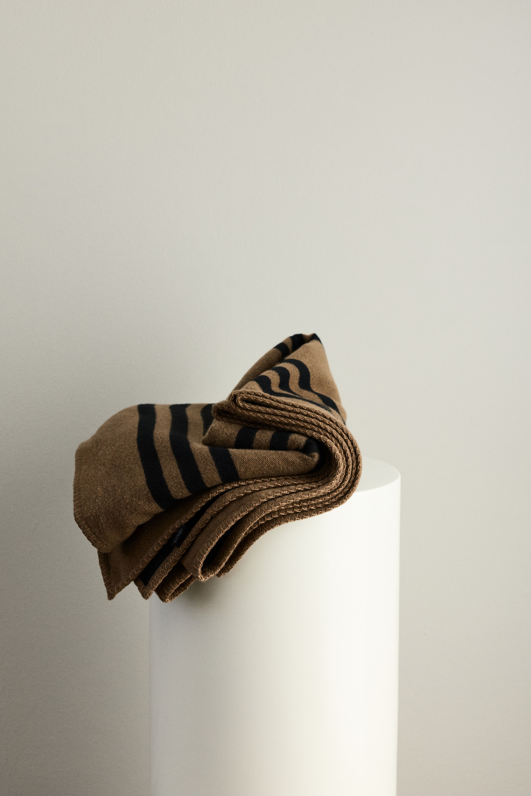 View larger image: Patterned blanket - Dark beige - Home All | H&M IE 1