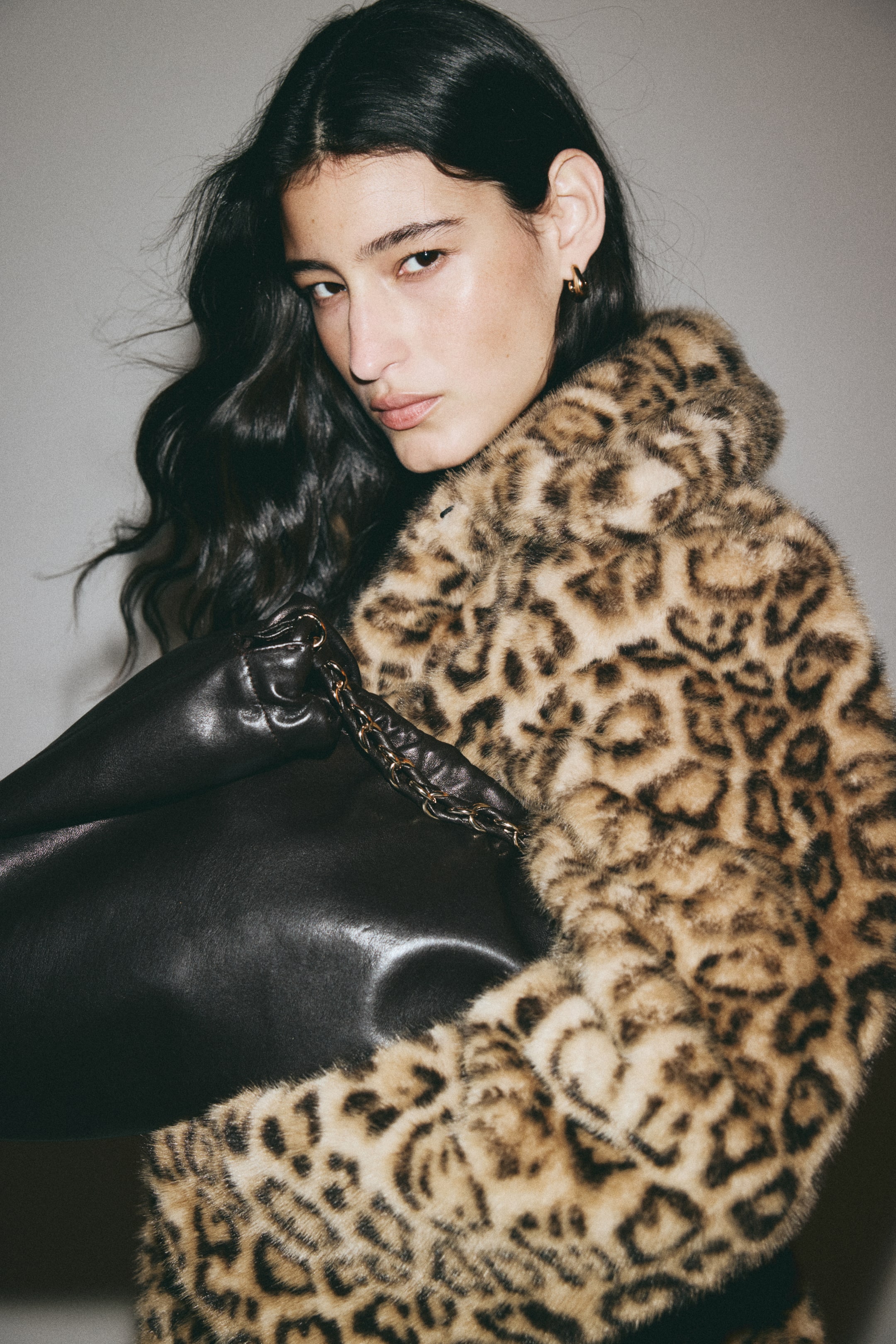 View larger image: Shoulder-pad jacket - Beige/Leopard print - Ladies | H&M IN 1