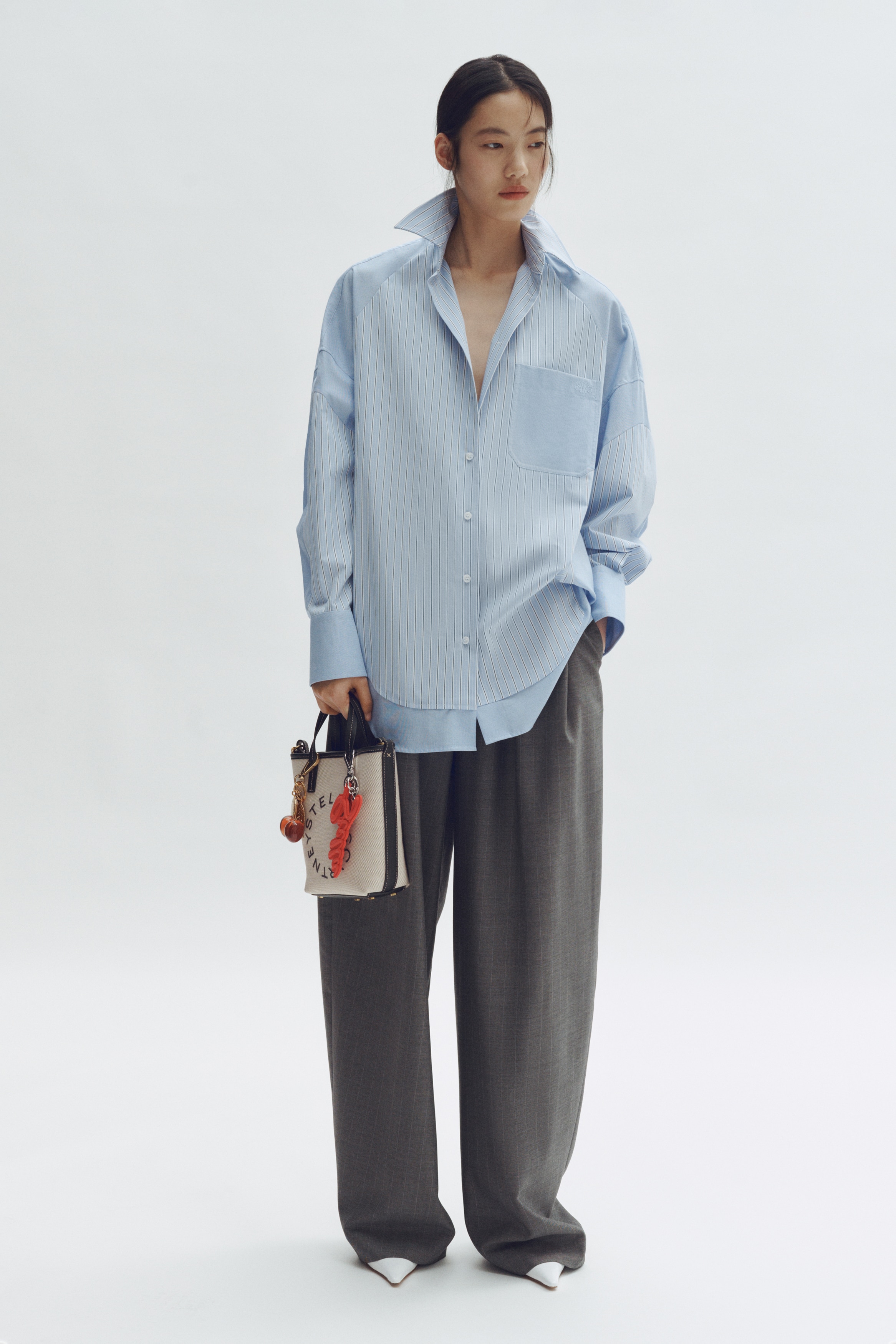 Oversized Paneled Poplin Shirt from H&M - $99