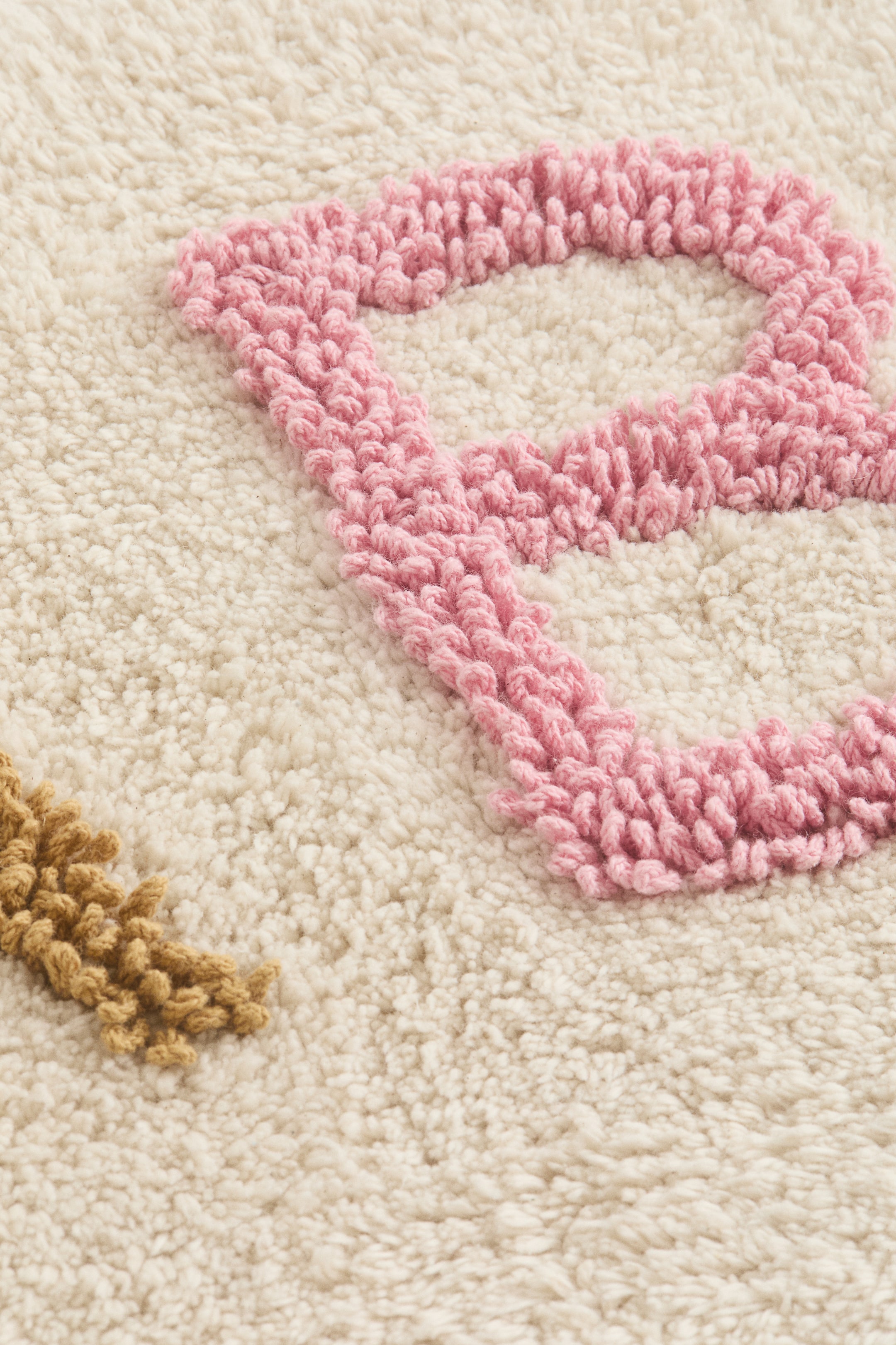 Tapis en coton bouclé