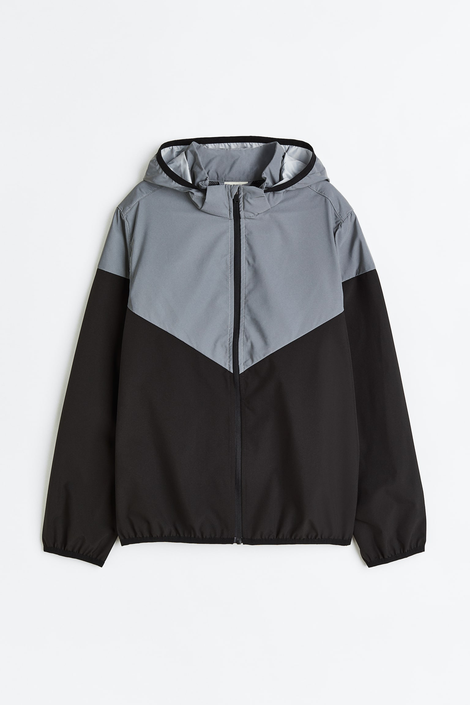 Reflective Activewear Jacket - Black/Reflective - 1