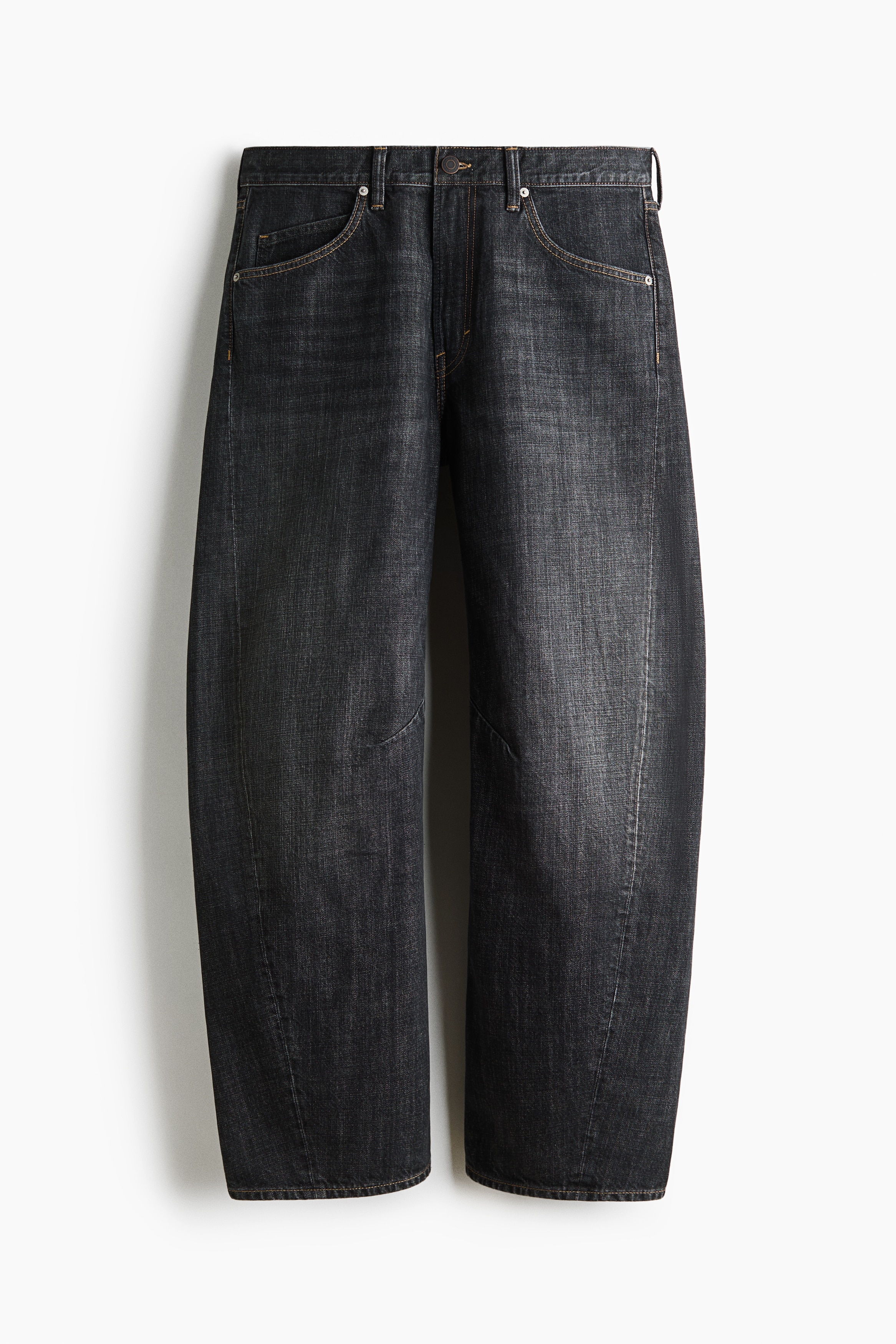 Loose Barrel Jeans - Denim black/Light denim blue/Denim grey